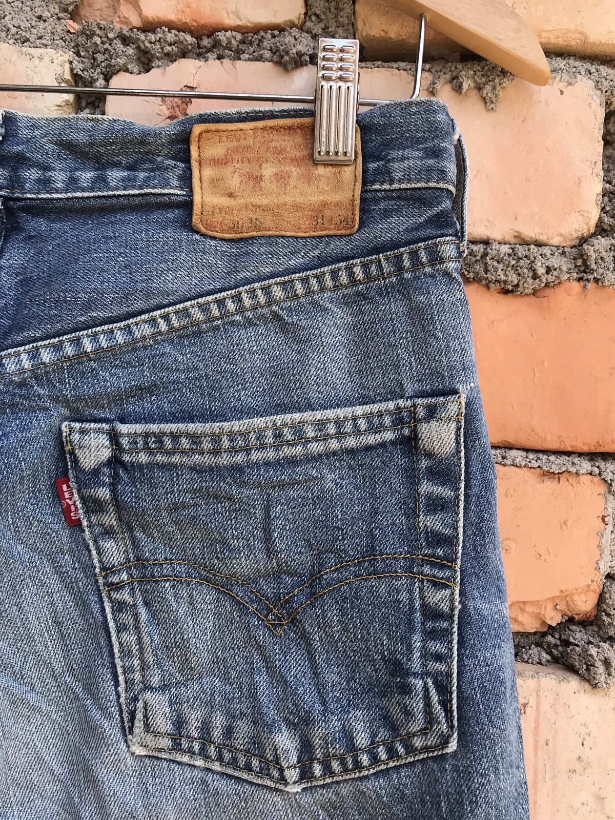 Levi's Vintage Clothing × Seditionaries Vintage levis big E distressed denim Size US 31 - 5 Thumbnail