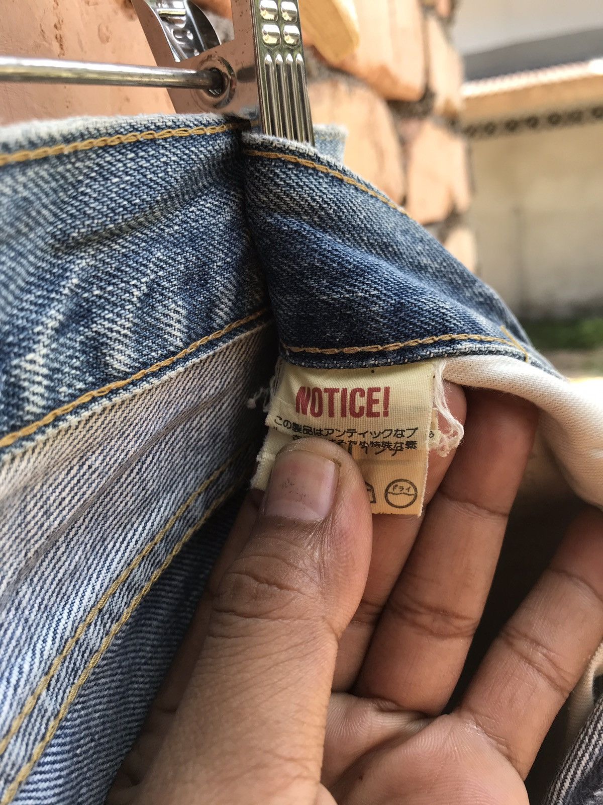 Levi's Vintage Clothing × Seditionaries Vintage levis big E distressed denim Size US 31 - 10 Thumbnail