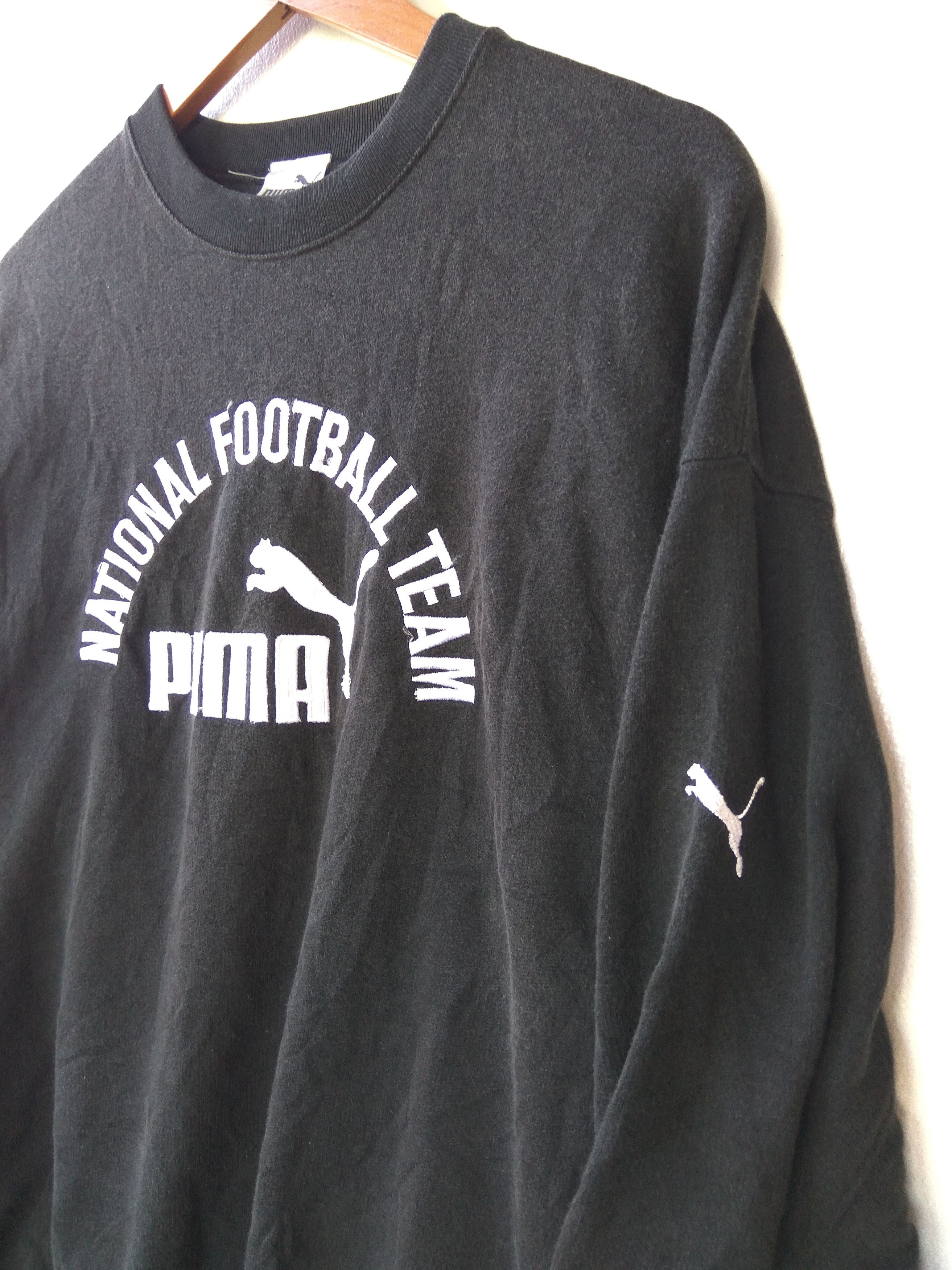 Puma Vintage Puma sweatshirt spell out jumper embroidery Size US L / EU 52-54 / 3 - 4 Thumbnail