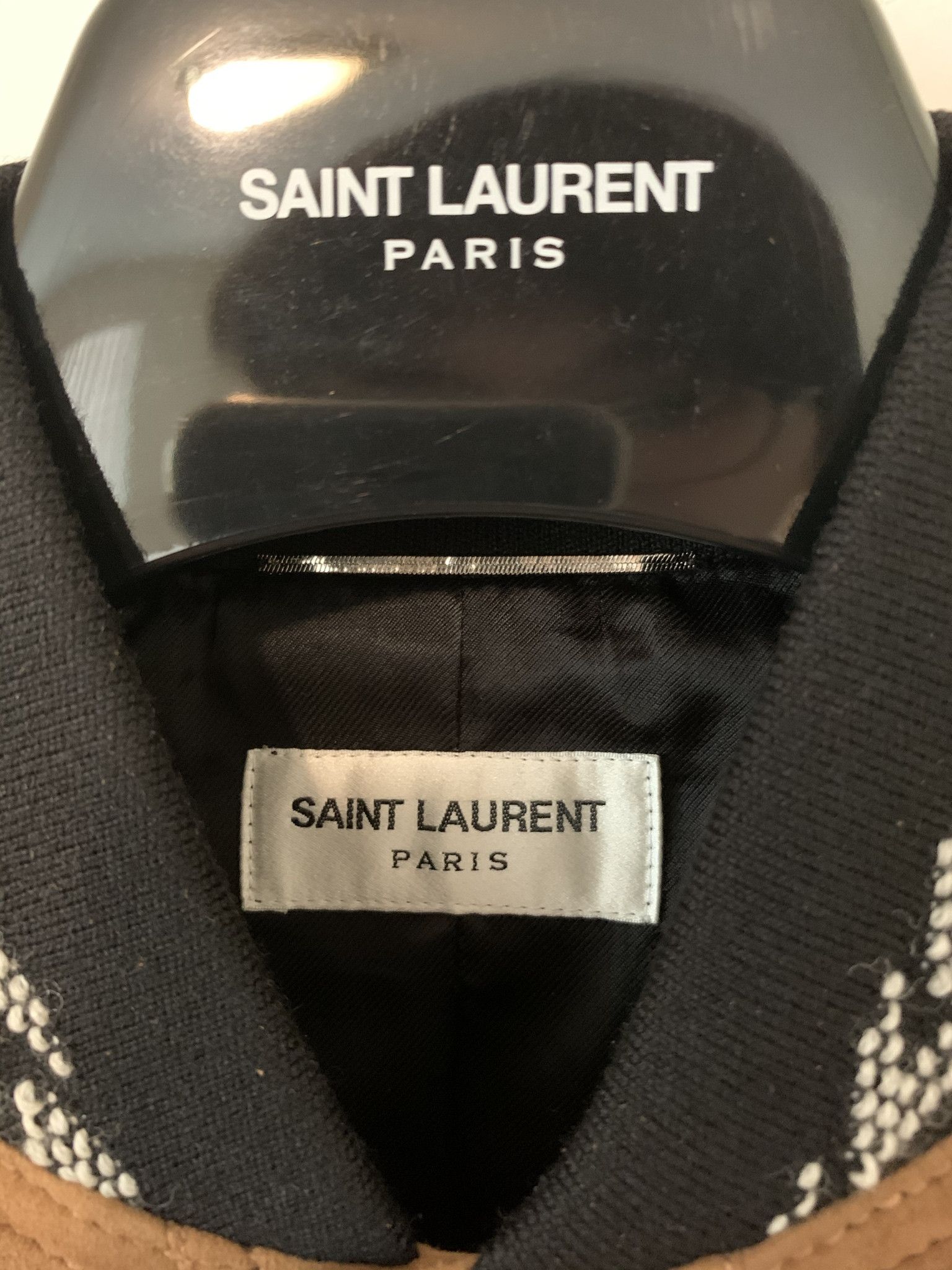Saint Laurent Paris 🔥 $5000🔥 18SS Ikat Ribbing Whiskey Suede Jacket sz46 Size US S / EU 44-46 / 1 - 3 Thumbnail