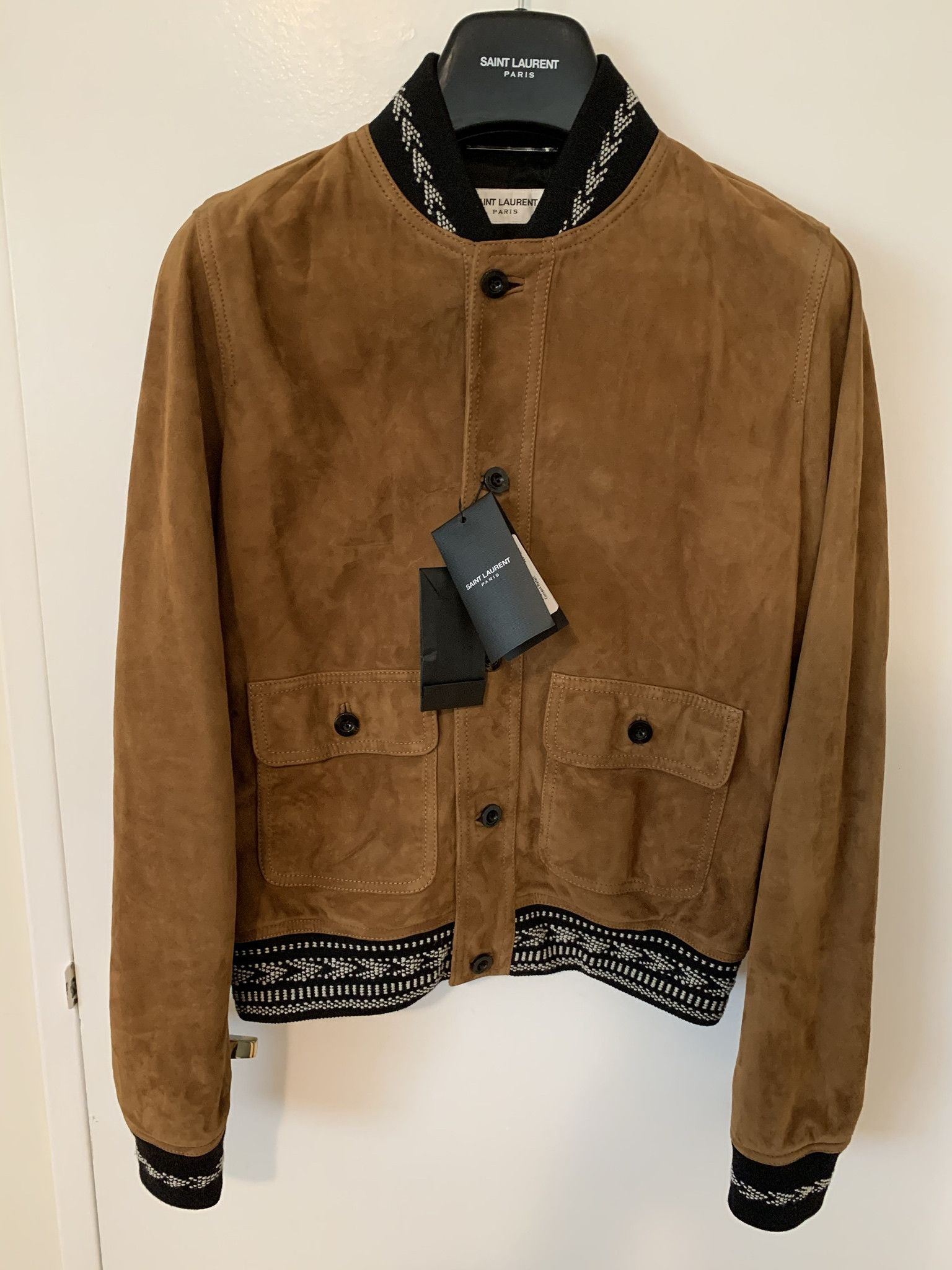 Saint Laurent Suede Jacket | Grailed