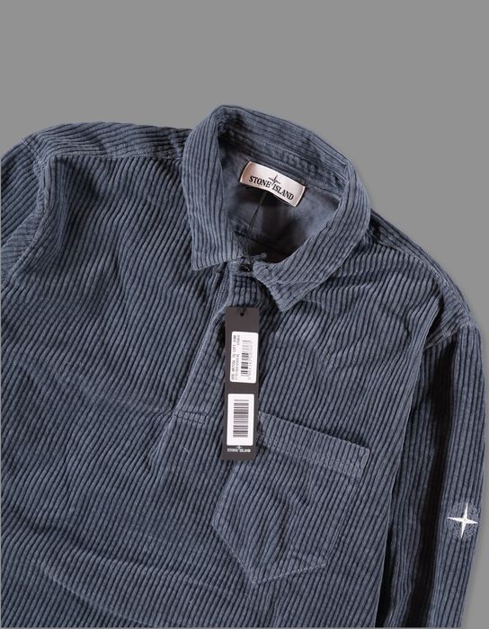 Stone island cheap popover corduroy shirt