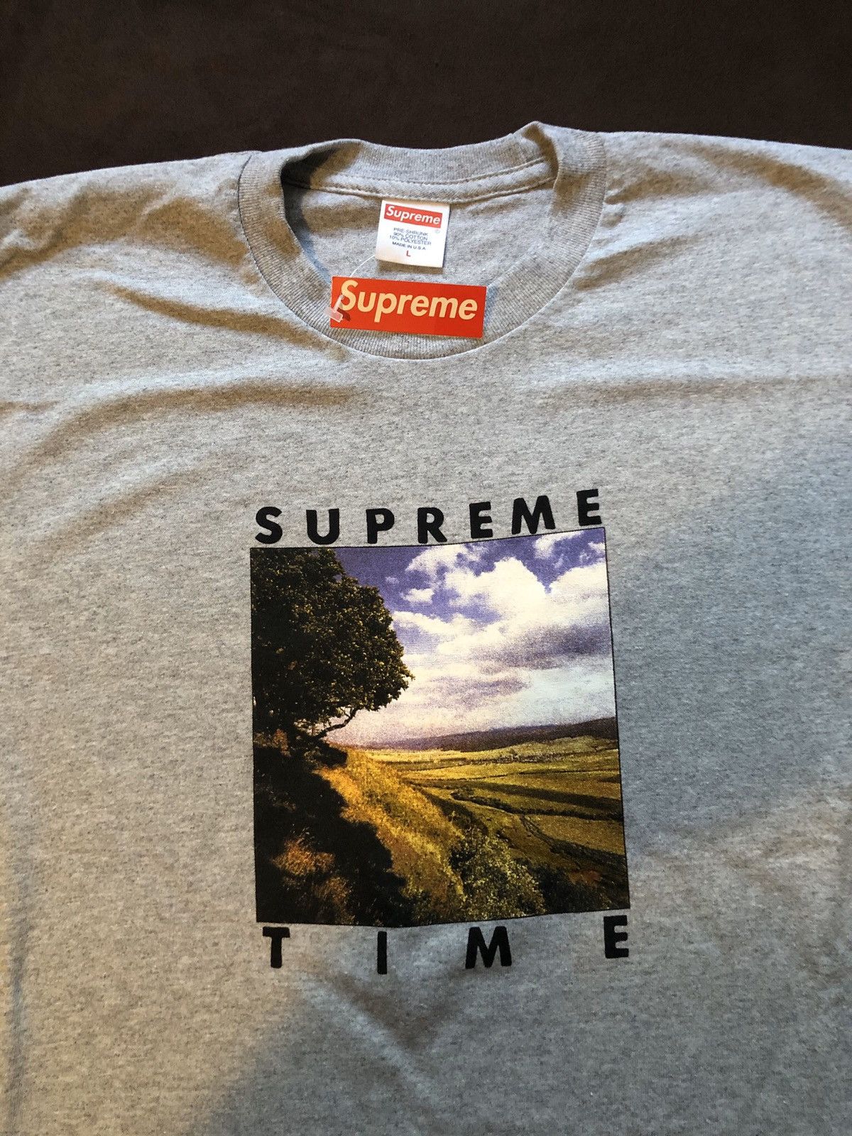 Supreme Supreme Time T-Shirt Large Size US L / EU 52-54 / 3 - 1 Thumbnail