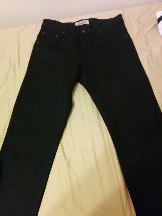 Naked & Famous Slim Guy Black Weft (BNWOT) Size US 31 - 6 Preview