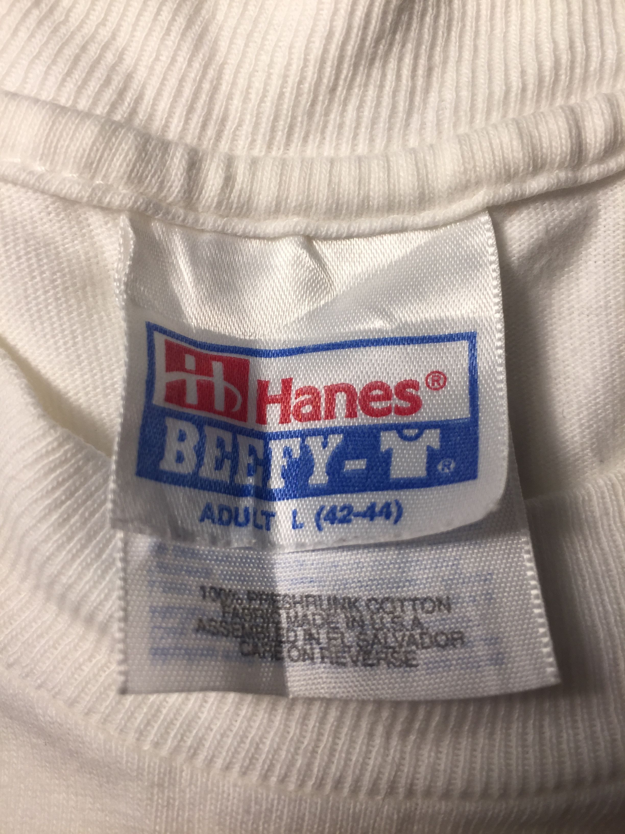 Bape 1998 A Bathing Ape Com Tee White Large General Bape OGHanes Size US L / EU 52-54 / 3 - 6 Thumbnail