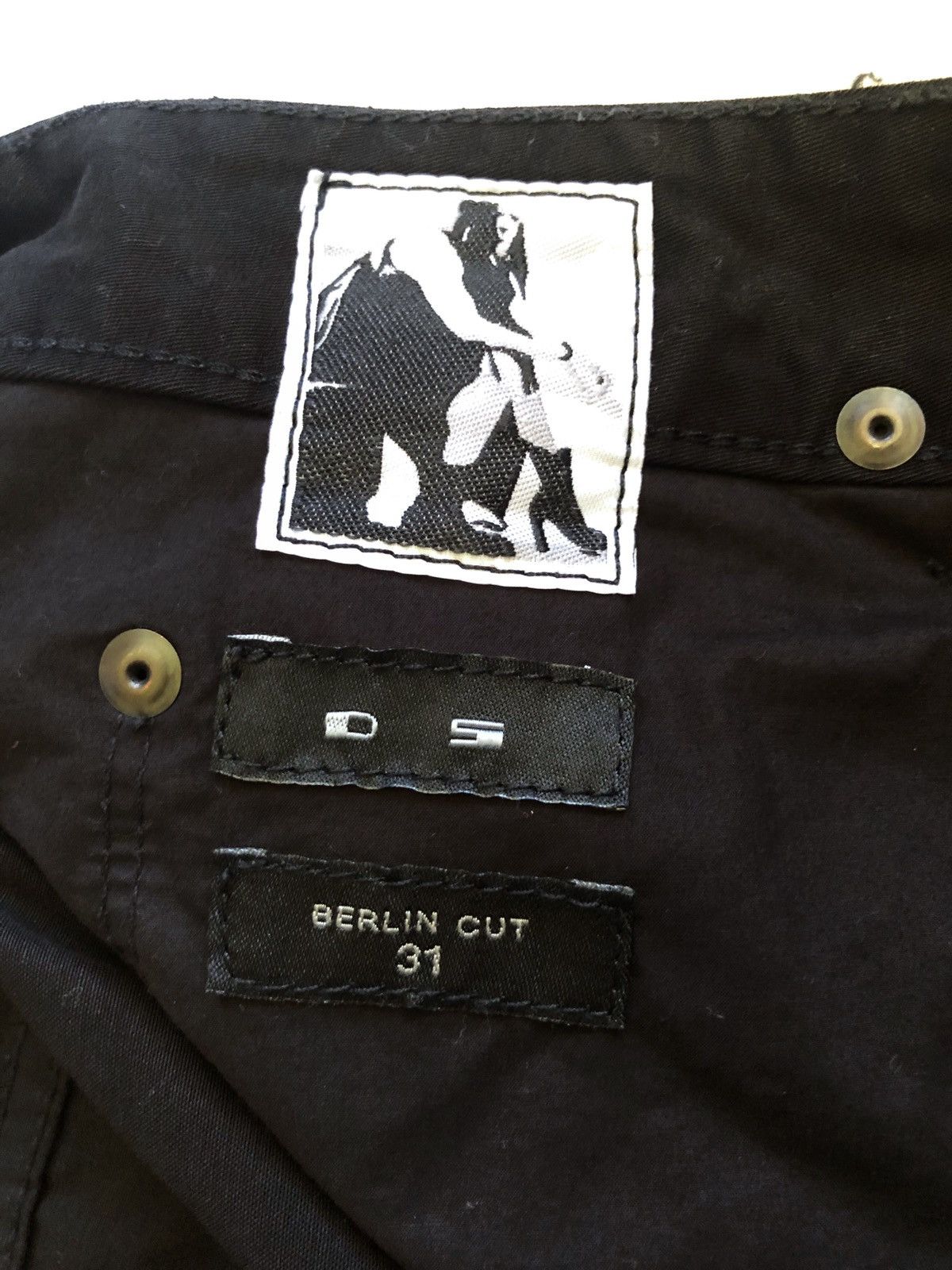 Rick Owens Drkshdw Rick Owens DRKSHDW Black Jeans Size US 31 - 6 Thumbnail