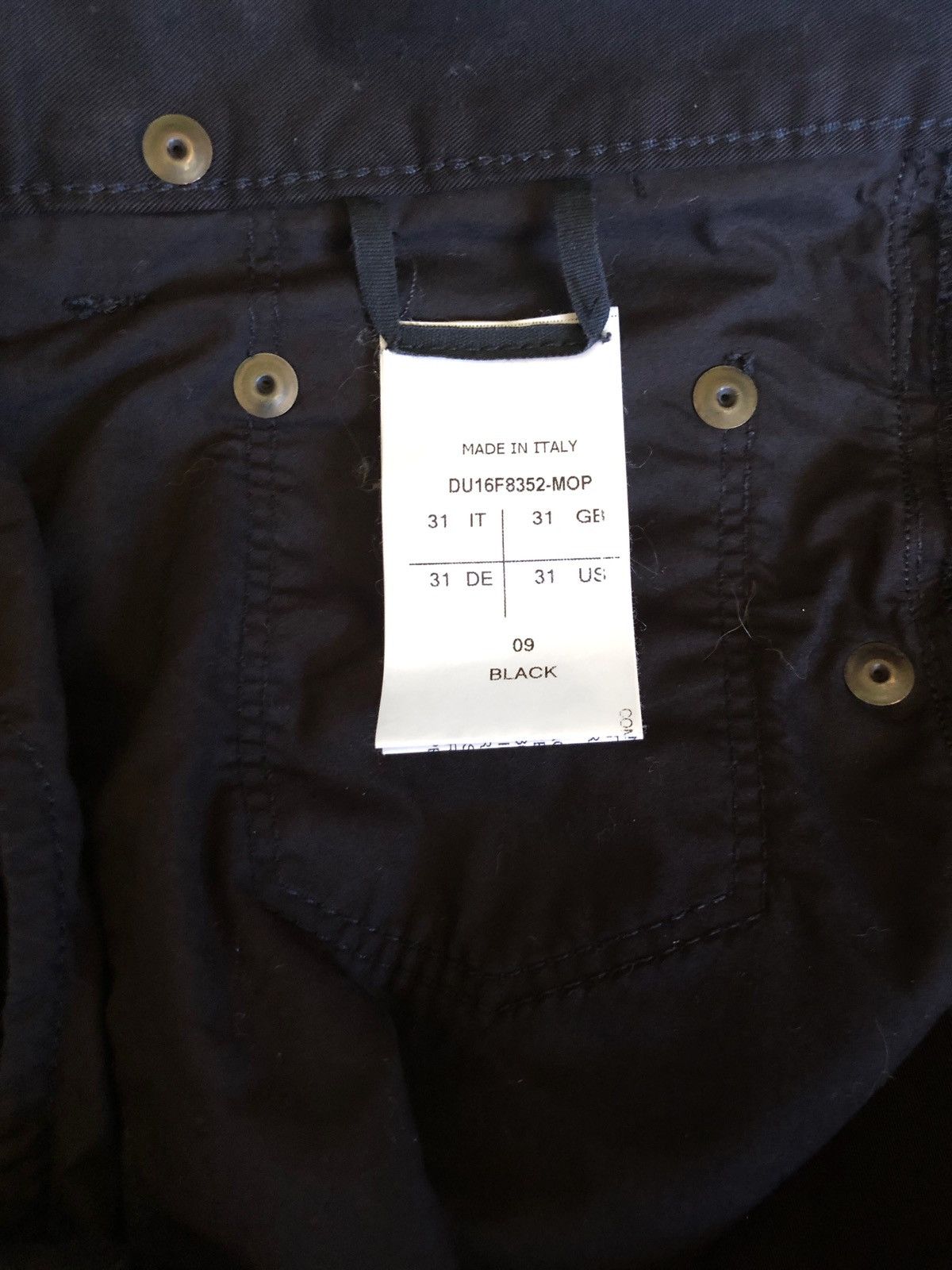 Rick Owens Drkshdw Rick Owens DRKSHDW Black Jeans Size US 31 - 7 Thumbnail