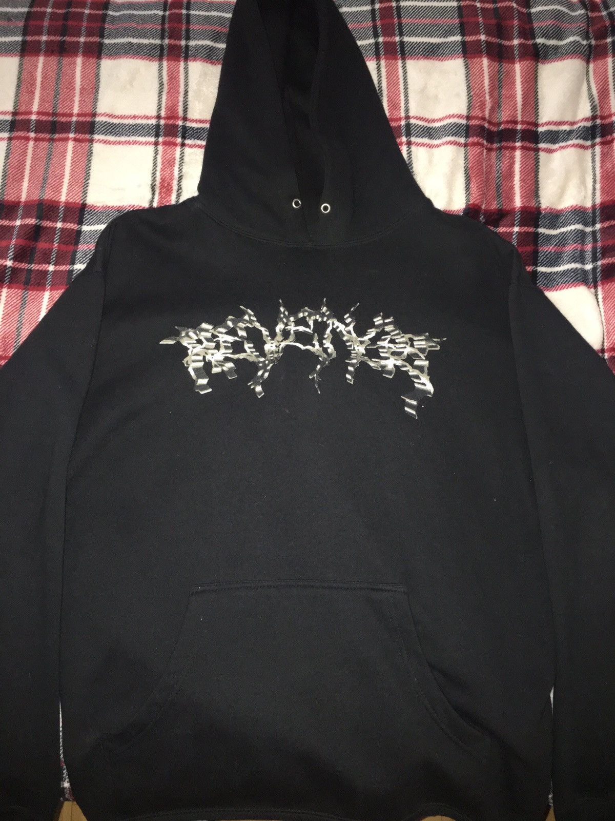 Black anarchy store hoodie revenge