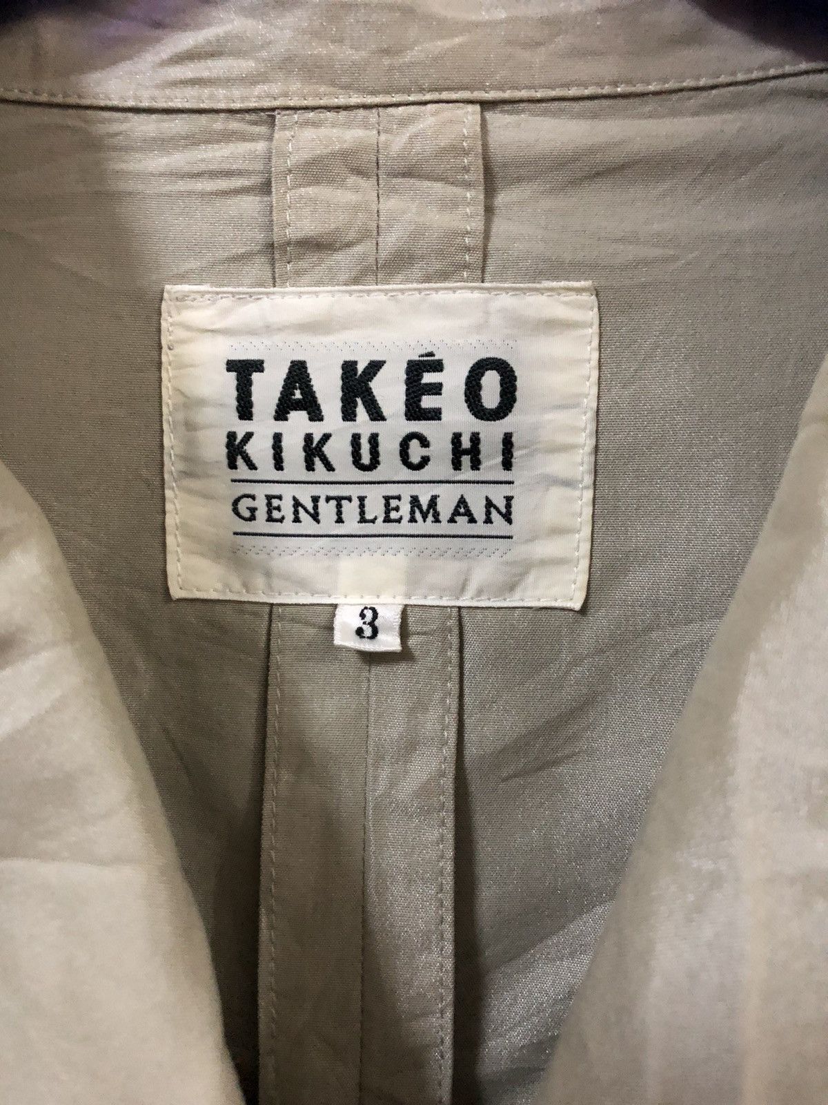 Takeo Kikuchi TAKEO KIKUCHI GENTLEMAN LIGHT COAT Size US L / EU 52-54 / 3 - 5 Thumbnail