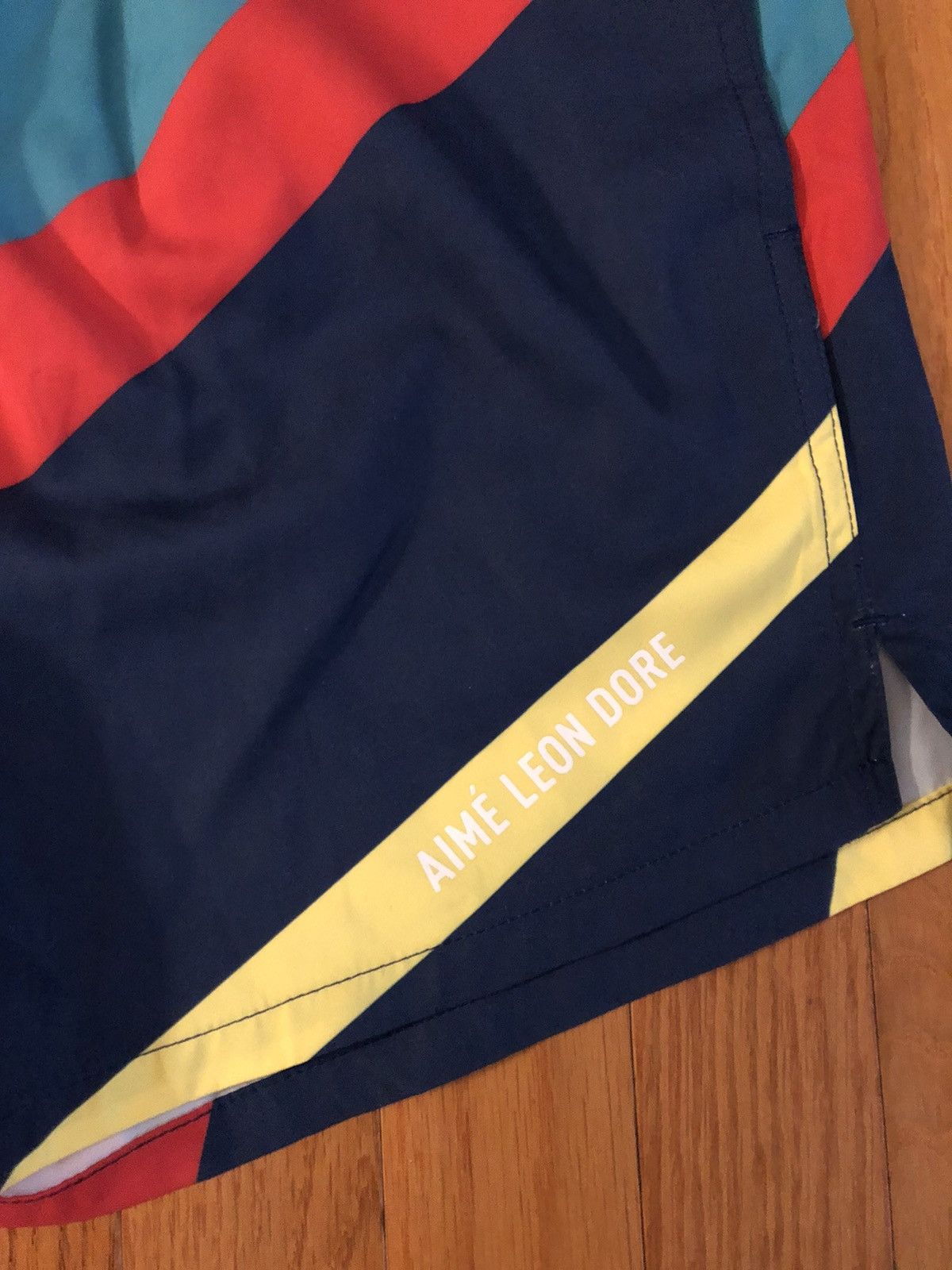Aime Leon Dore Aime Leon Dore Nautical Stripe Swim Shorts - Size M Size US 30 / EU 46 - 2 Thumbnail