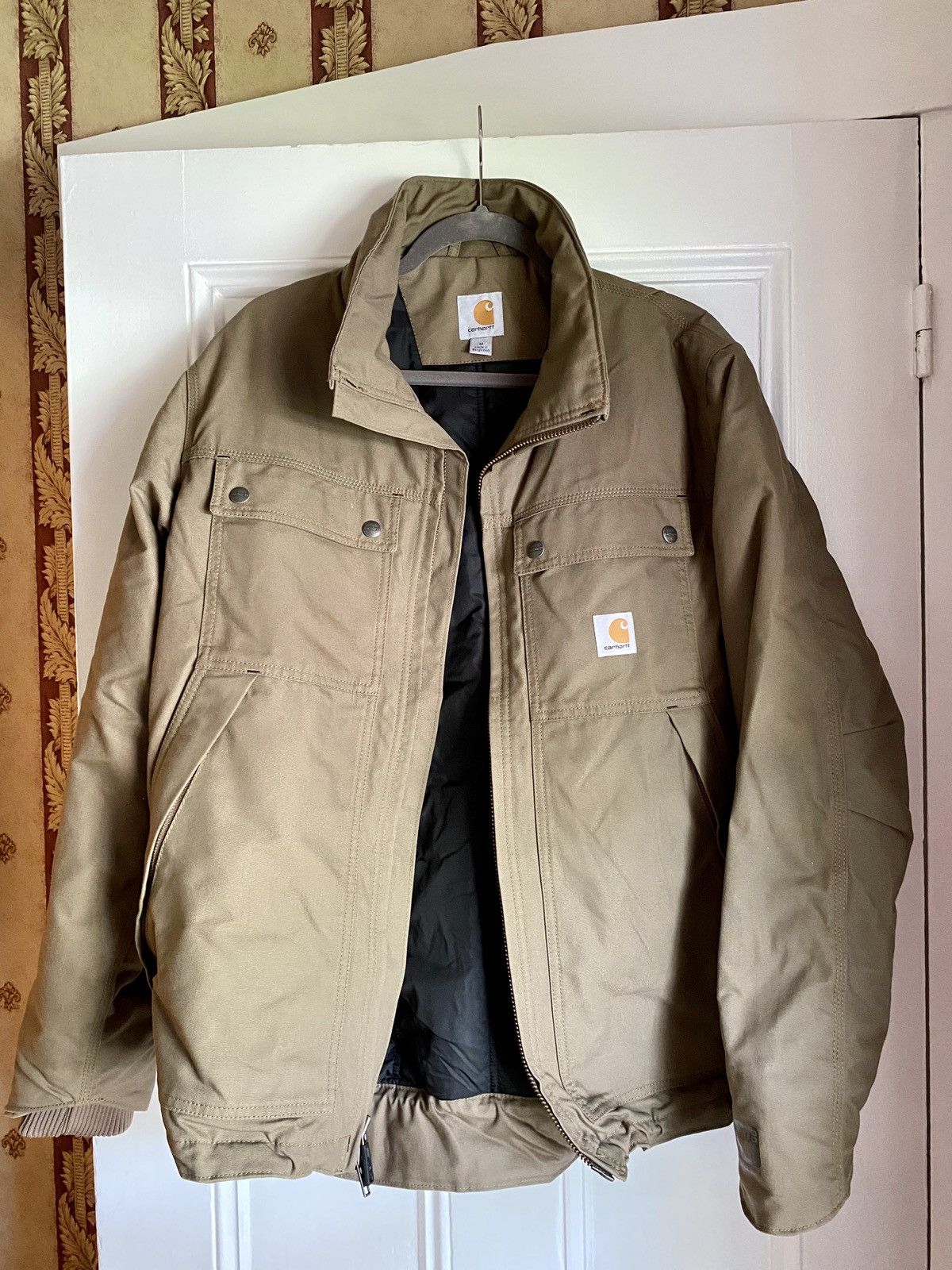 Carhartt men's quick hot sale duck jefferson traditional jacket