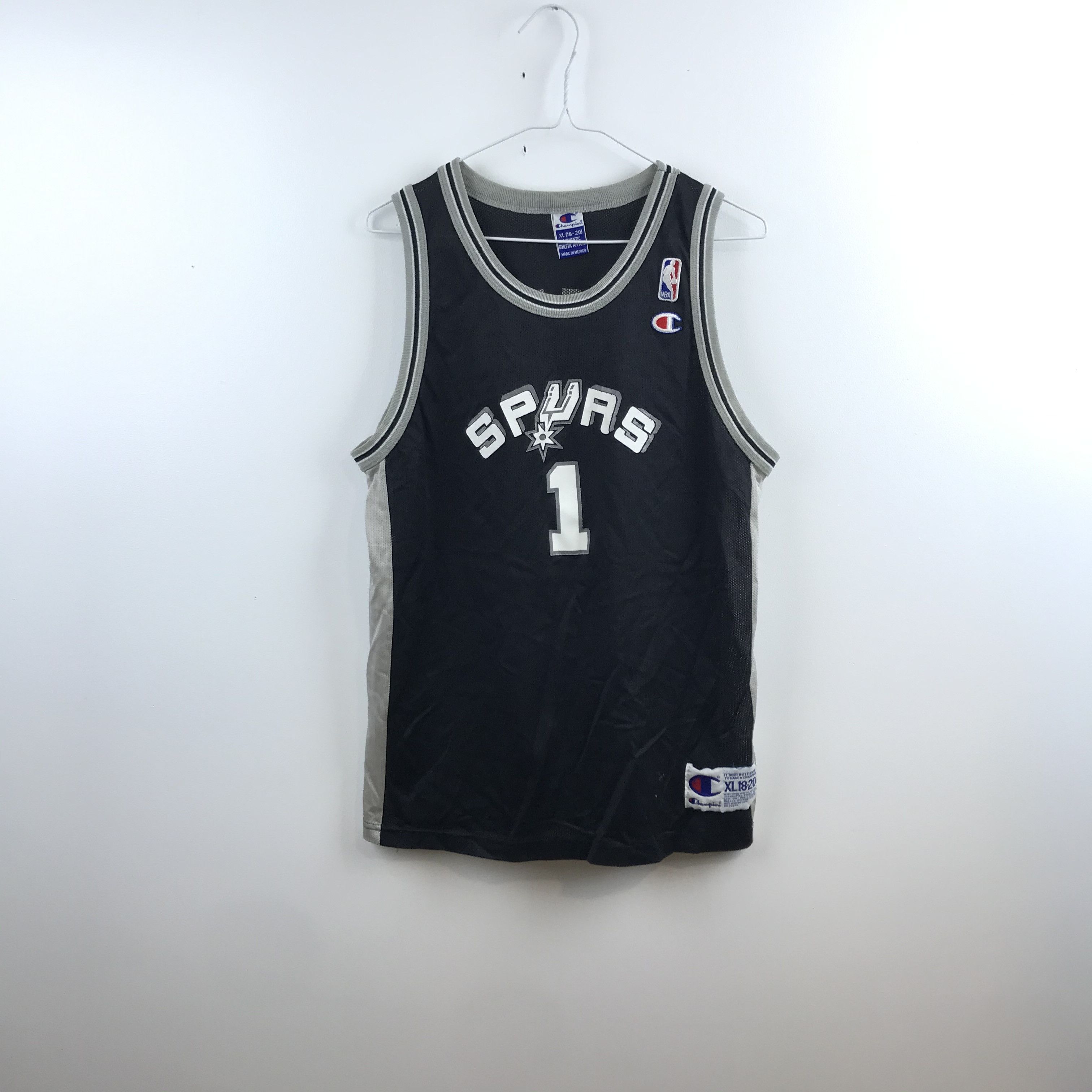 Champion × NBA × Vintage Vintage 90s - Champion San Antonio Spurs #1 ...