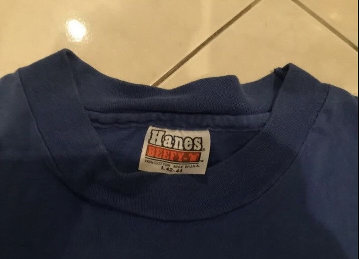 Hanes NIKE HANES NORDSTROM MADE IN USA LIMITED RARE VINTAGE 80s Size US L / EU 52-54 / 3 - 3 Thumbnail