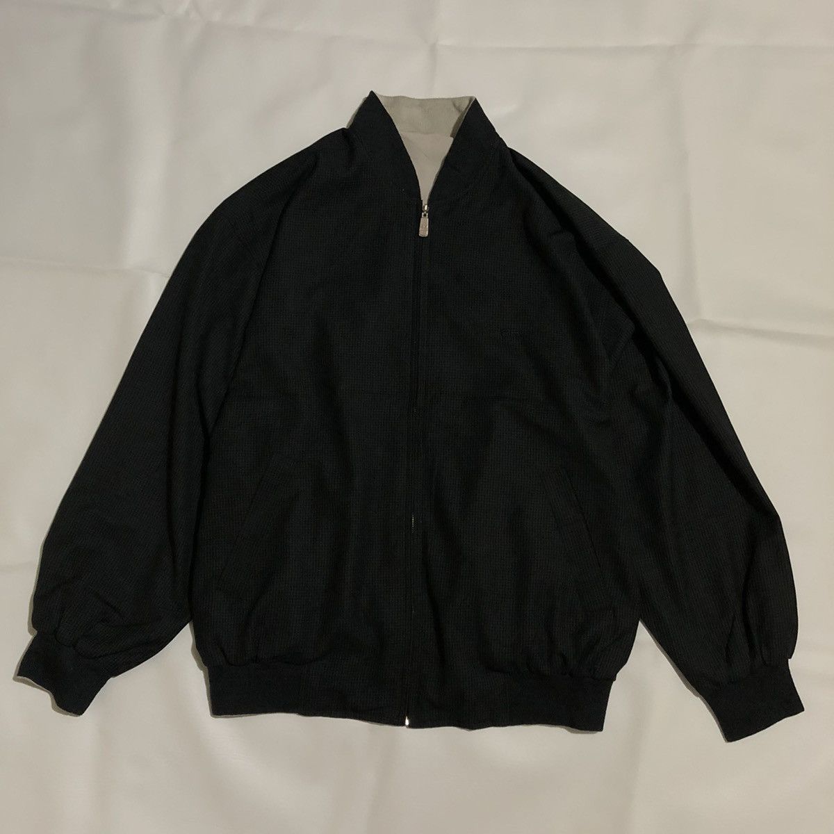 Balenciaga Reversible Rayon Bomber Jacket