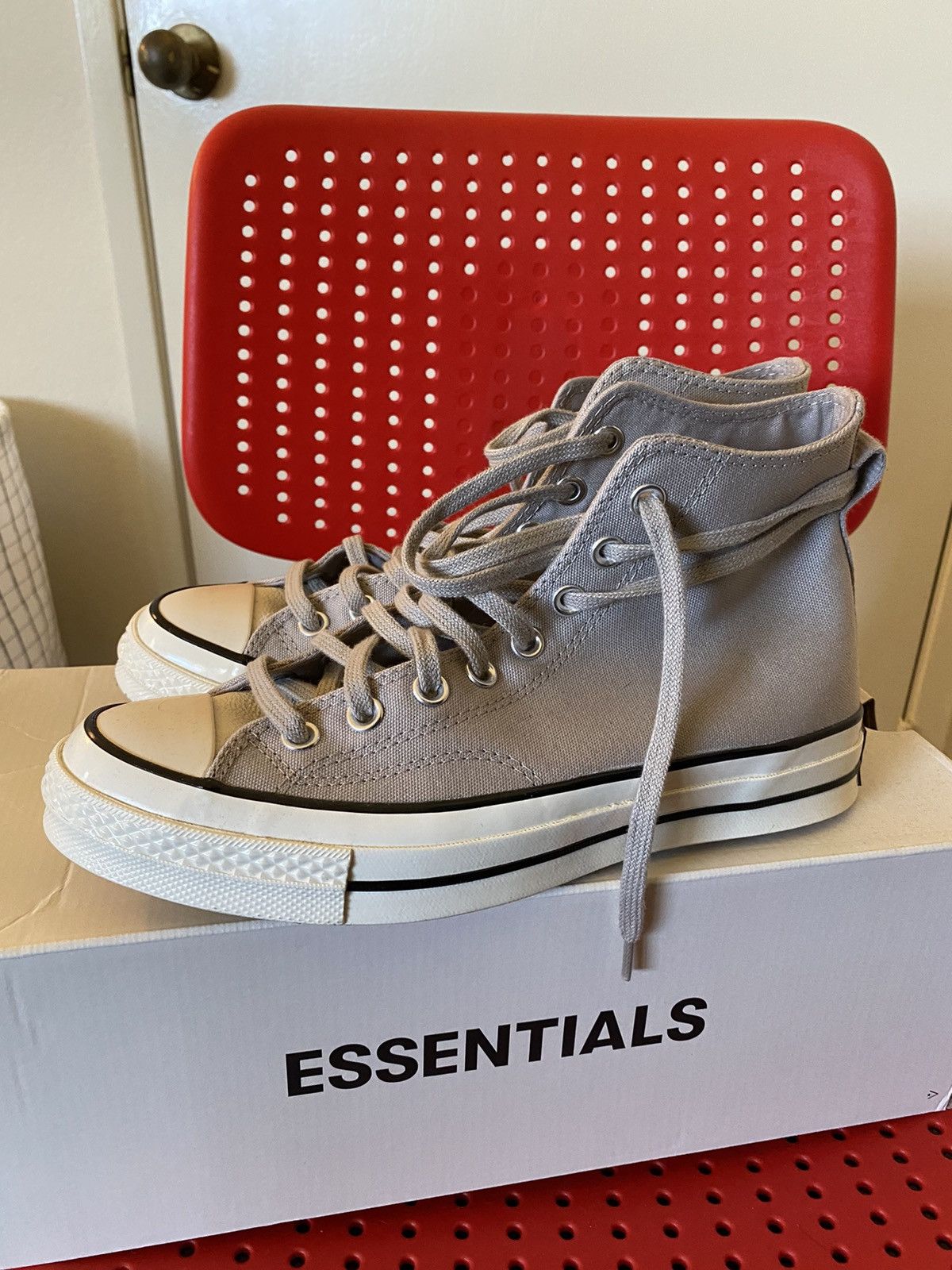 Converse FOG Essentials Chuck 70 High Grey 2020 | Grailed