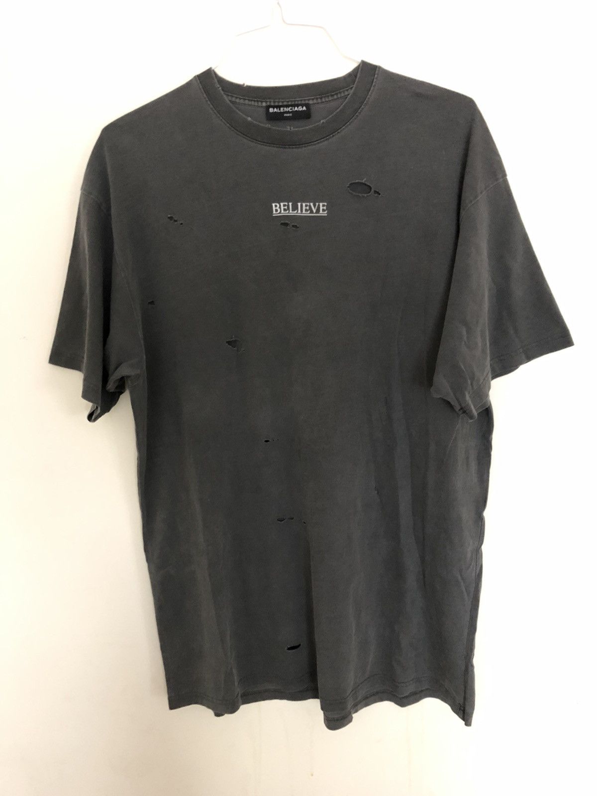 Balenciaga Balenciage “Believe” T shirt | Grailed