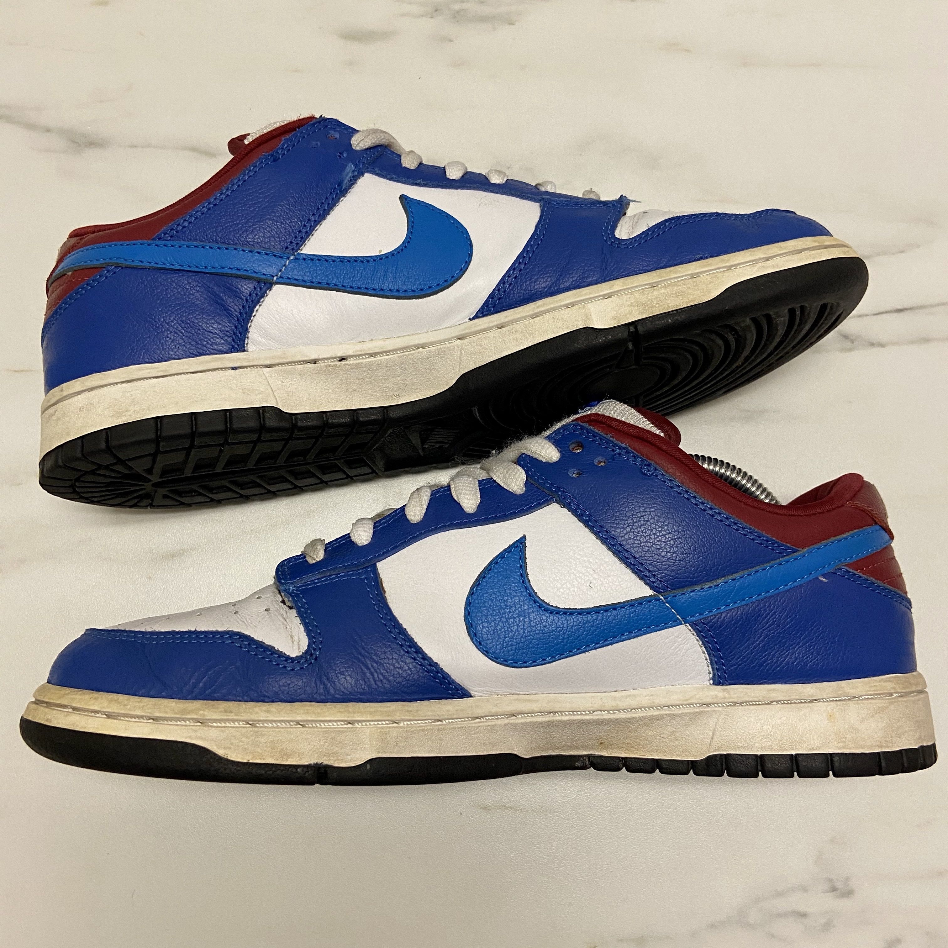 Nike 2006 Nike SB Dunk Low Pro Neptune Blue / White / Red FT Size US 11 / EU 44 - 6 Thumbnail