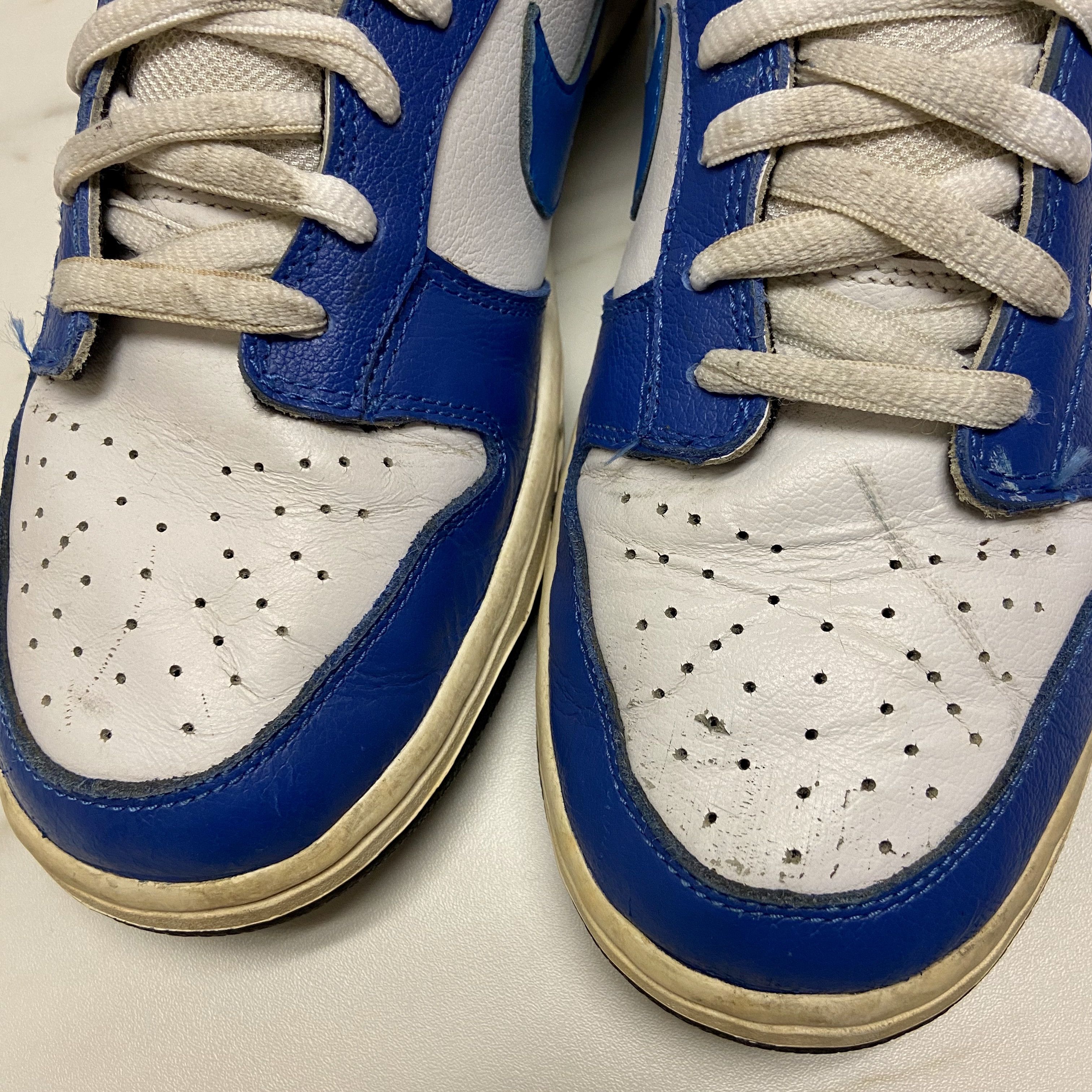 Nike 2006 Nike SB Dunk Low Pro Neptune Blue / White / Red FT Size US 11 / EU 44 - 7 Thumbnail