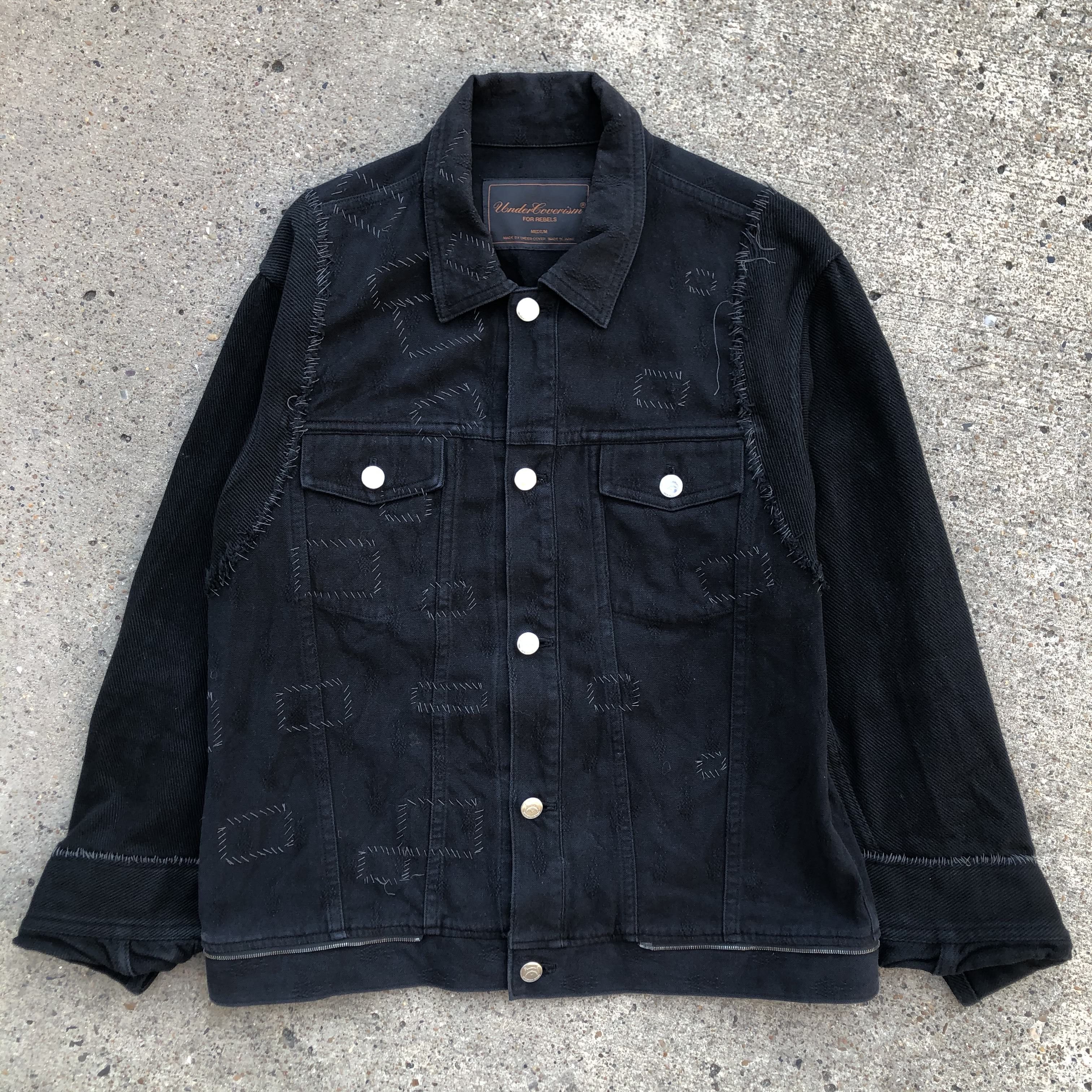 Undercover ss2003 Undercover 'Scab' Patched Trucker Jacket | Grailed