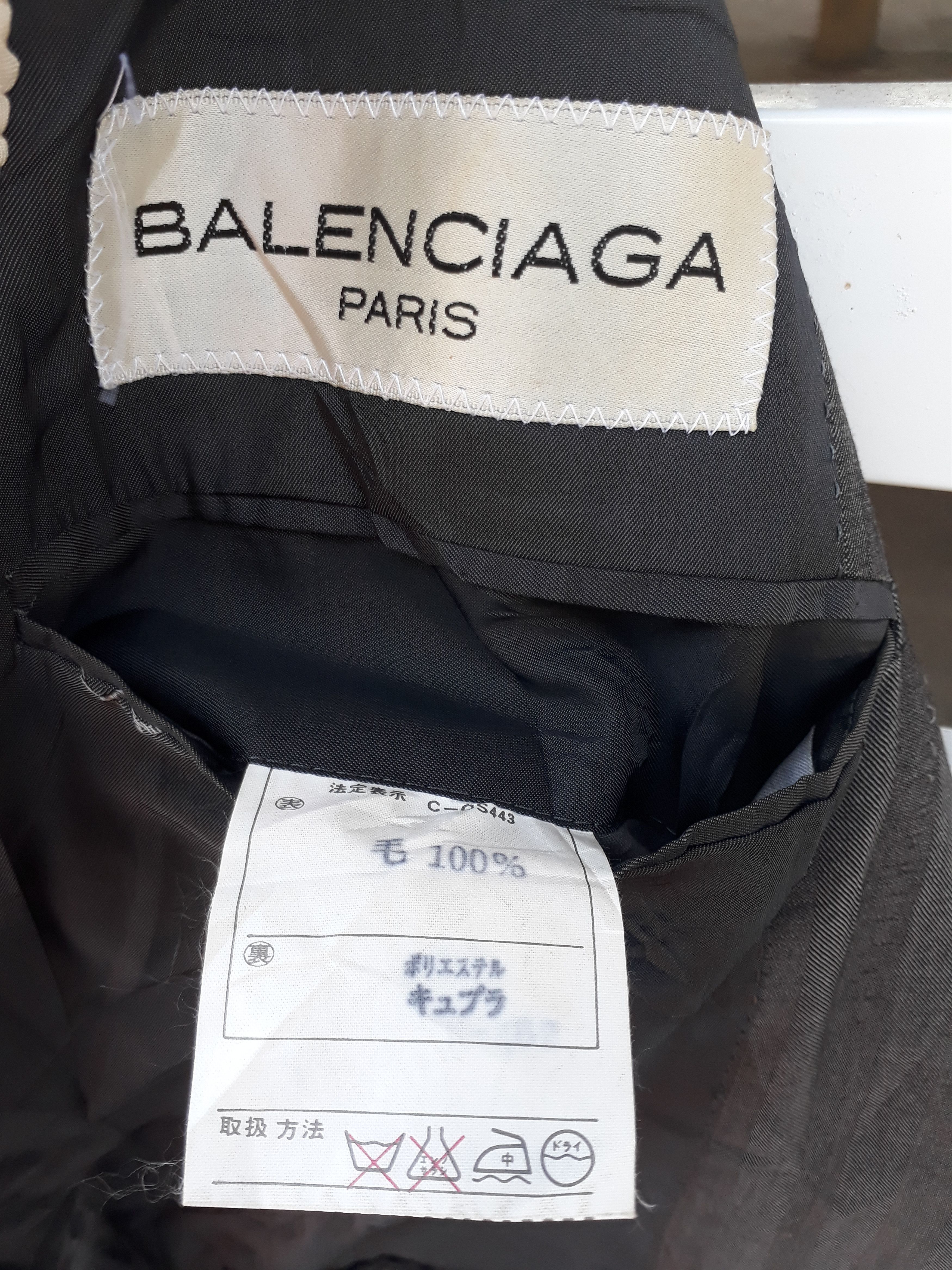 Balenciaga Rare!!!Vintage balenciaga cerruti 1881 woven in Italy Size US L / EU 52-54 / 3 - 7 Thumbnail