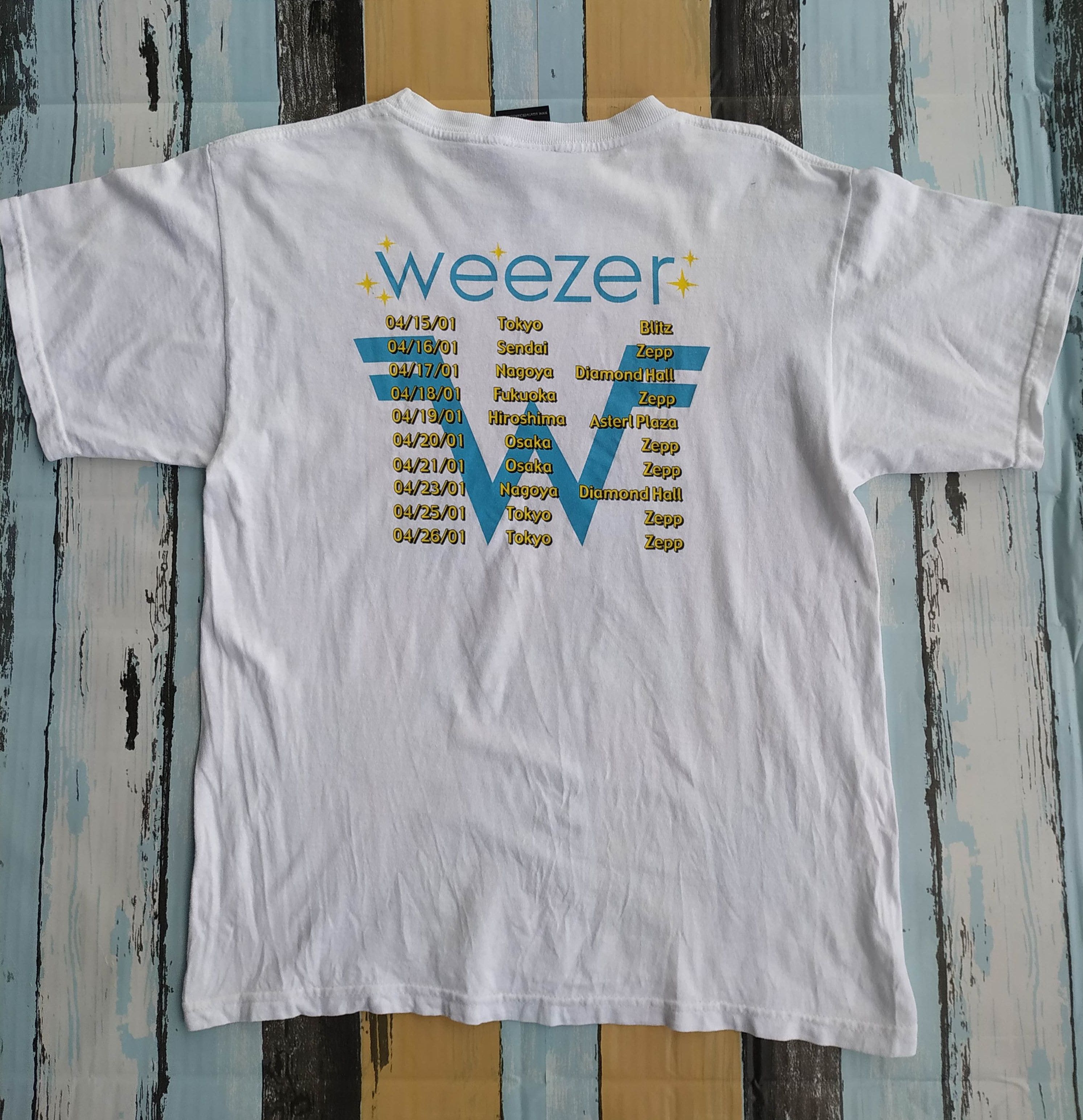 Vintage Vintage Weezer 2001 Tour Shirt Adult S | Grailed