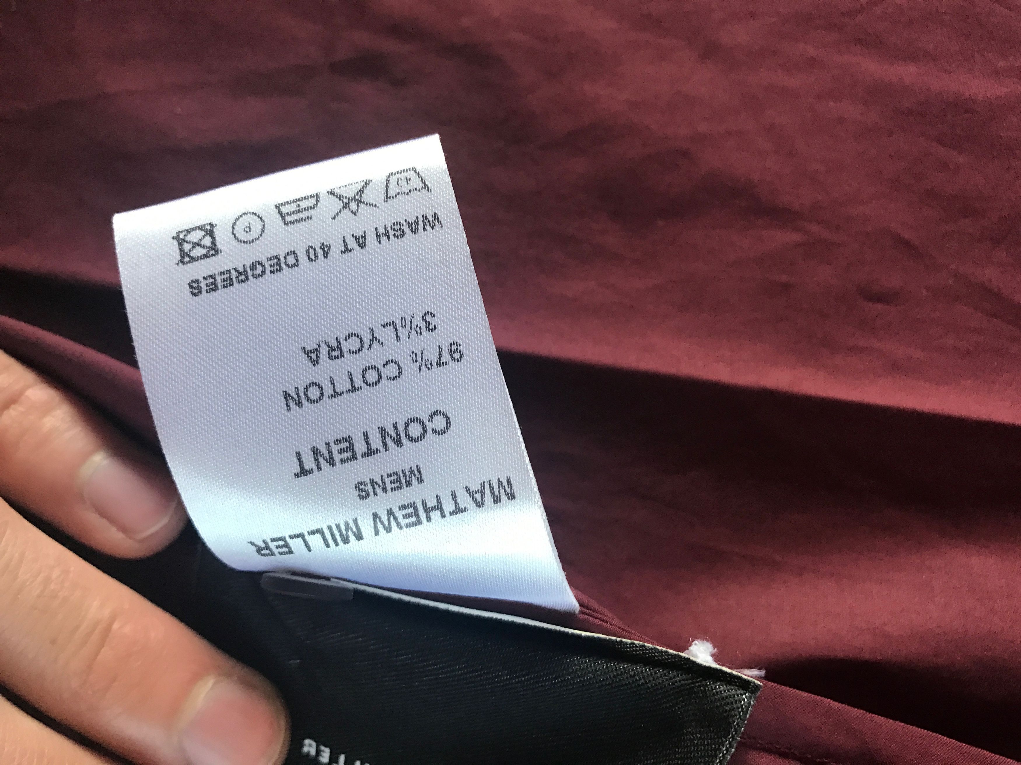 Rhude Panel Track Shorts Burgundy