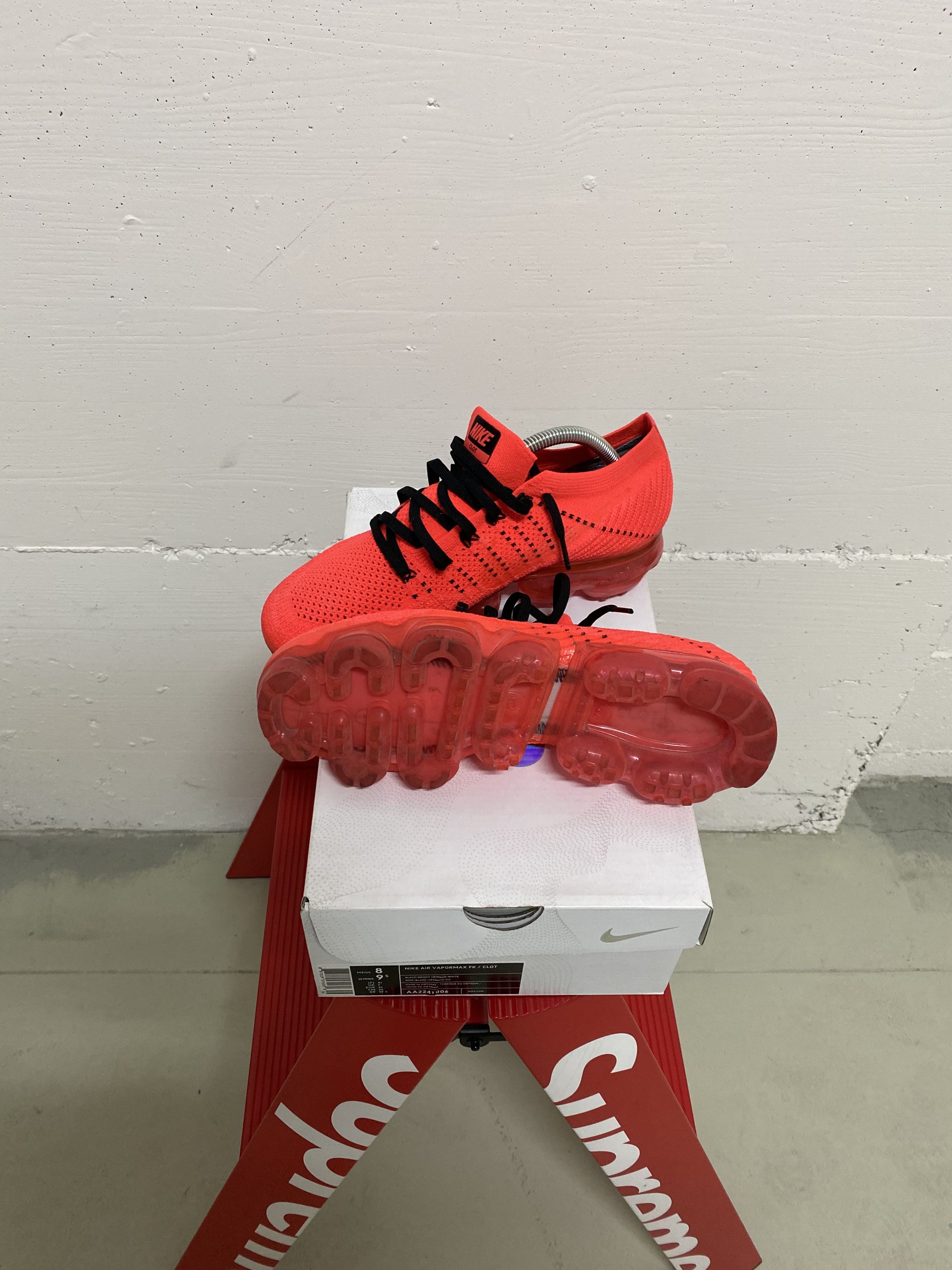 Fashion nike air vapormax vermelho