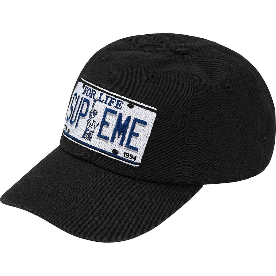 Supreme License Plate 6 Panel Hat | Grailed