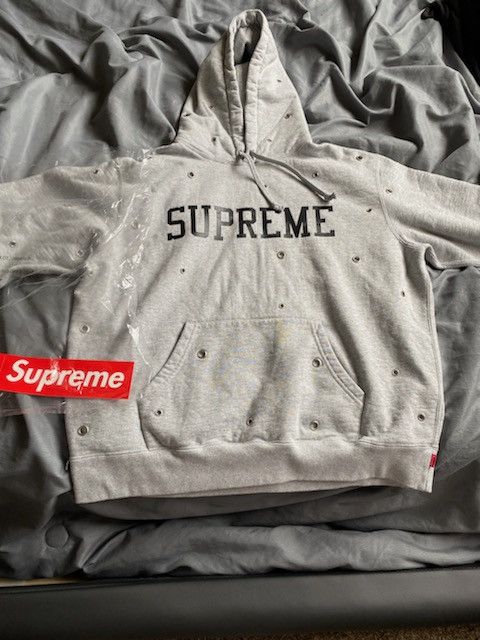 Supreme SUPREME EYELET HOODIE Grailed