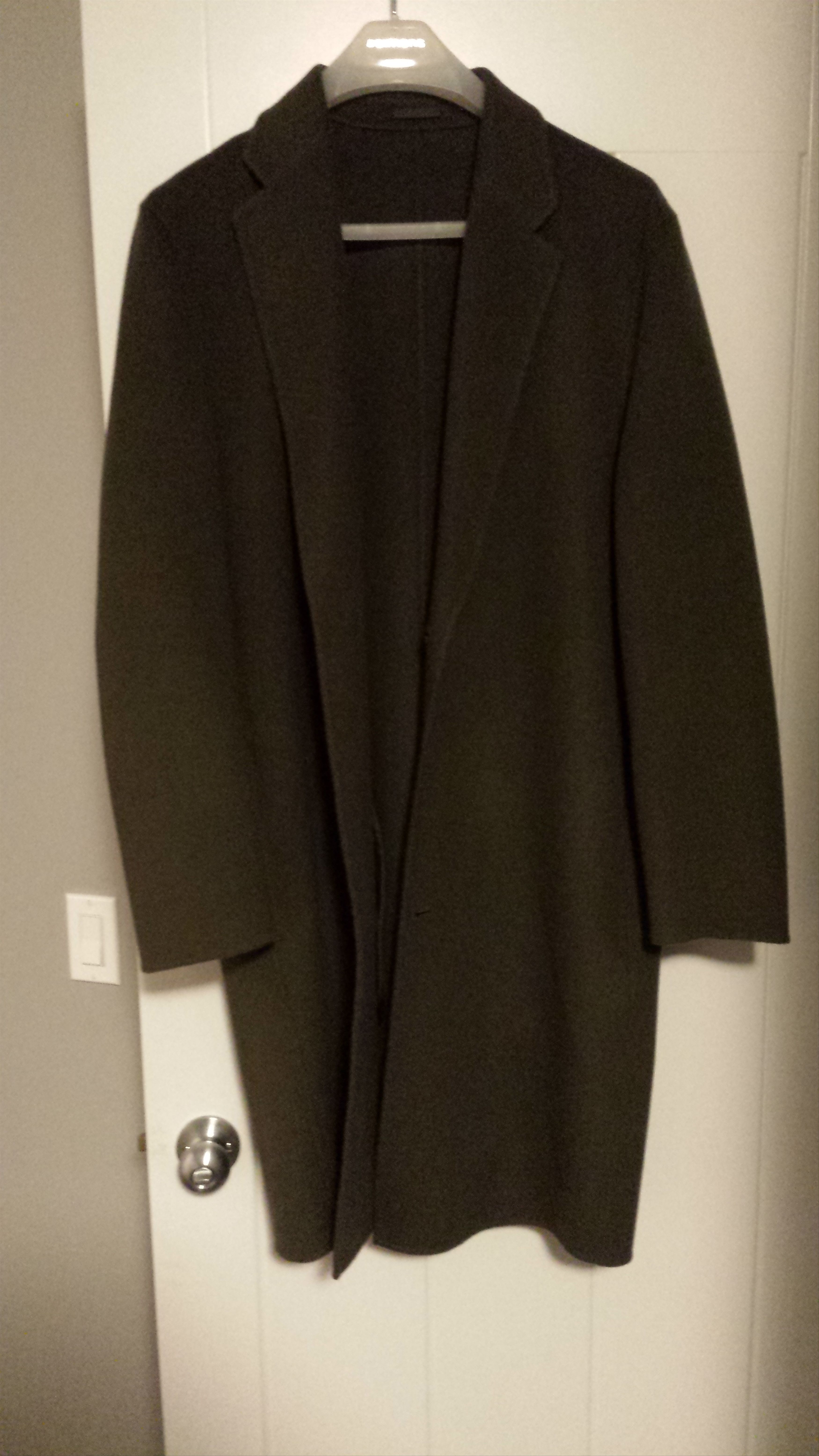 Acne Studios Charles Olive Green Overcoat | Grailed