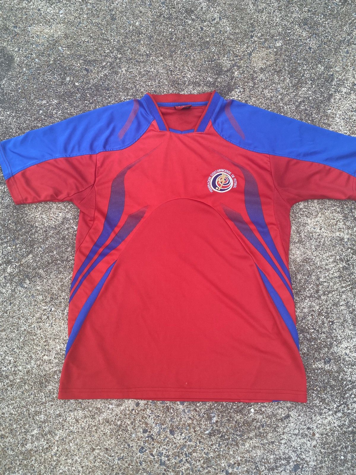 Vintage Vintge 2002 Fifa World Cup Costa Rica National Soccer Jersey Size US L / EU 52-54 / 3 - 1 Thumbnail