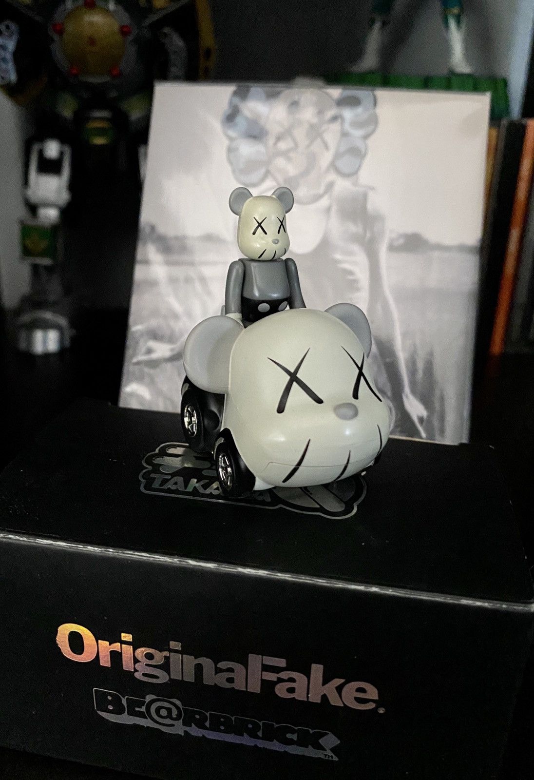 Bearbrick Kaws Choro Q - Takara X Medicom 2007 - Figurine Collection MIB