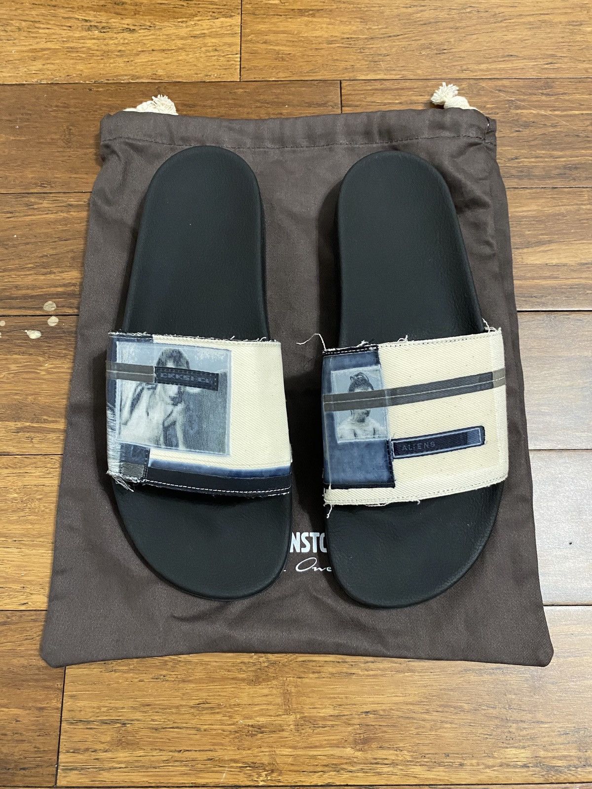 Rick Owens Rick Owens Drkshdw Aliens Slide Size US 12 / EU 45 - 1 Thumbnail