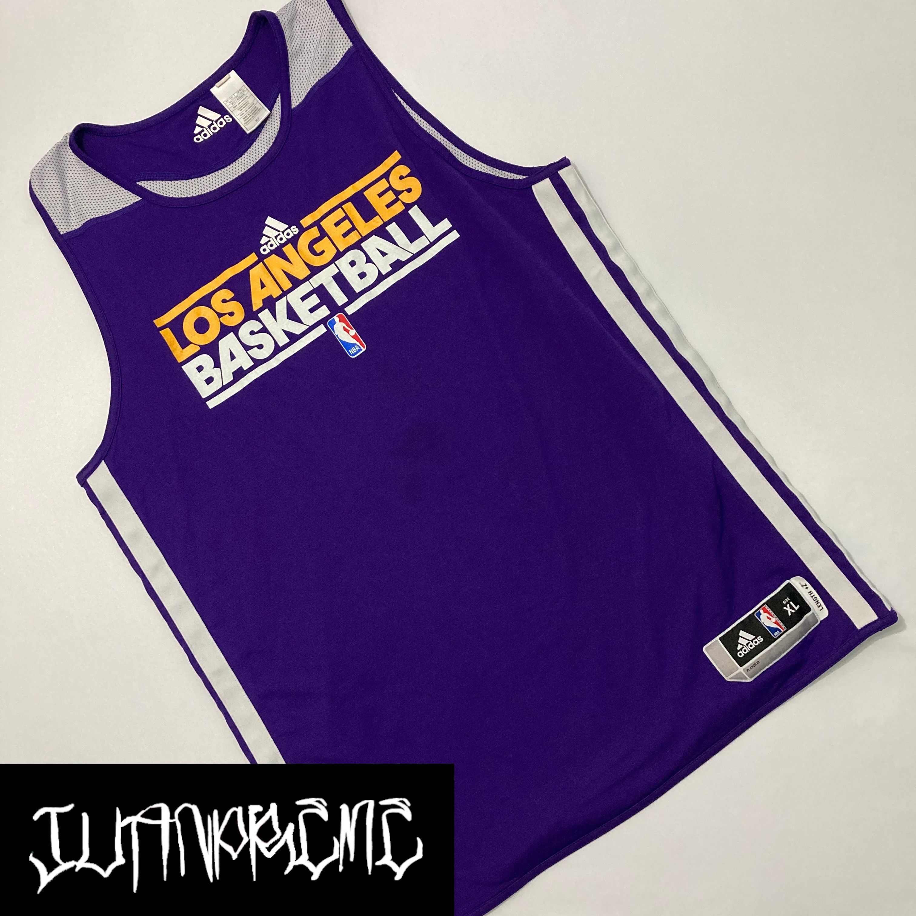 adidas lakers practice jersey