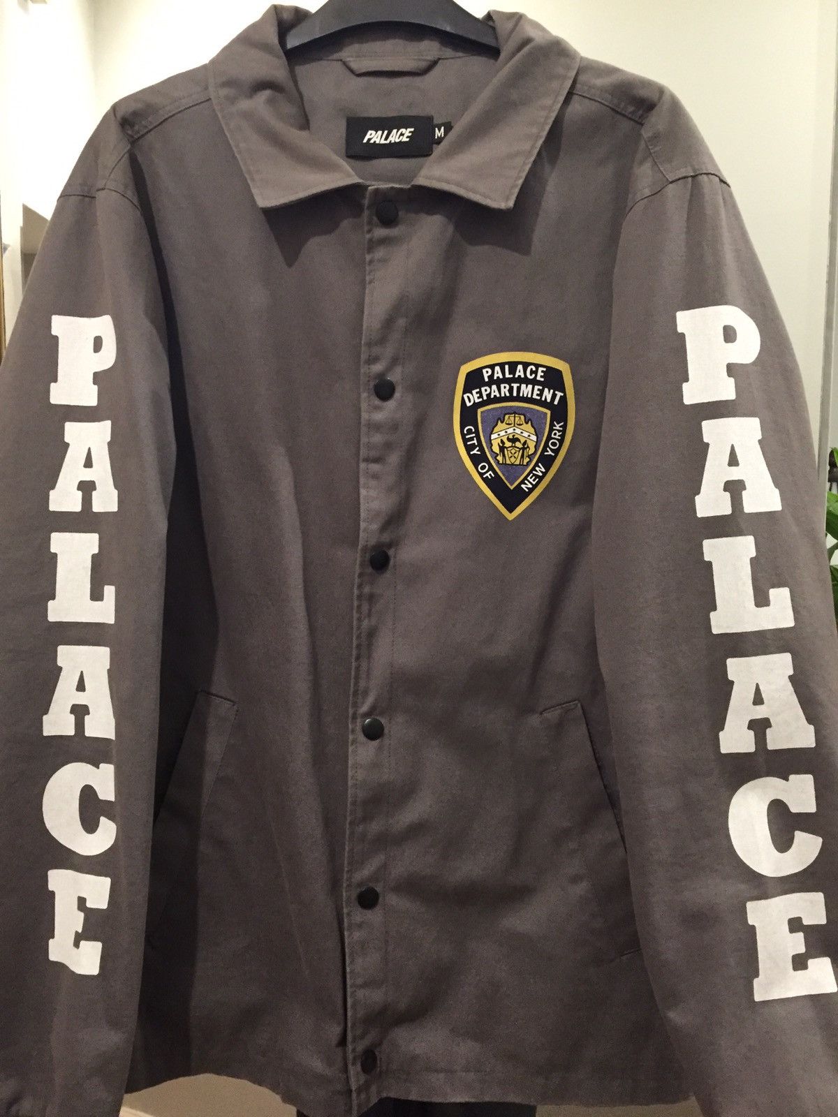 Palace Palace Department NYPD Coach Jacket Grailed