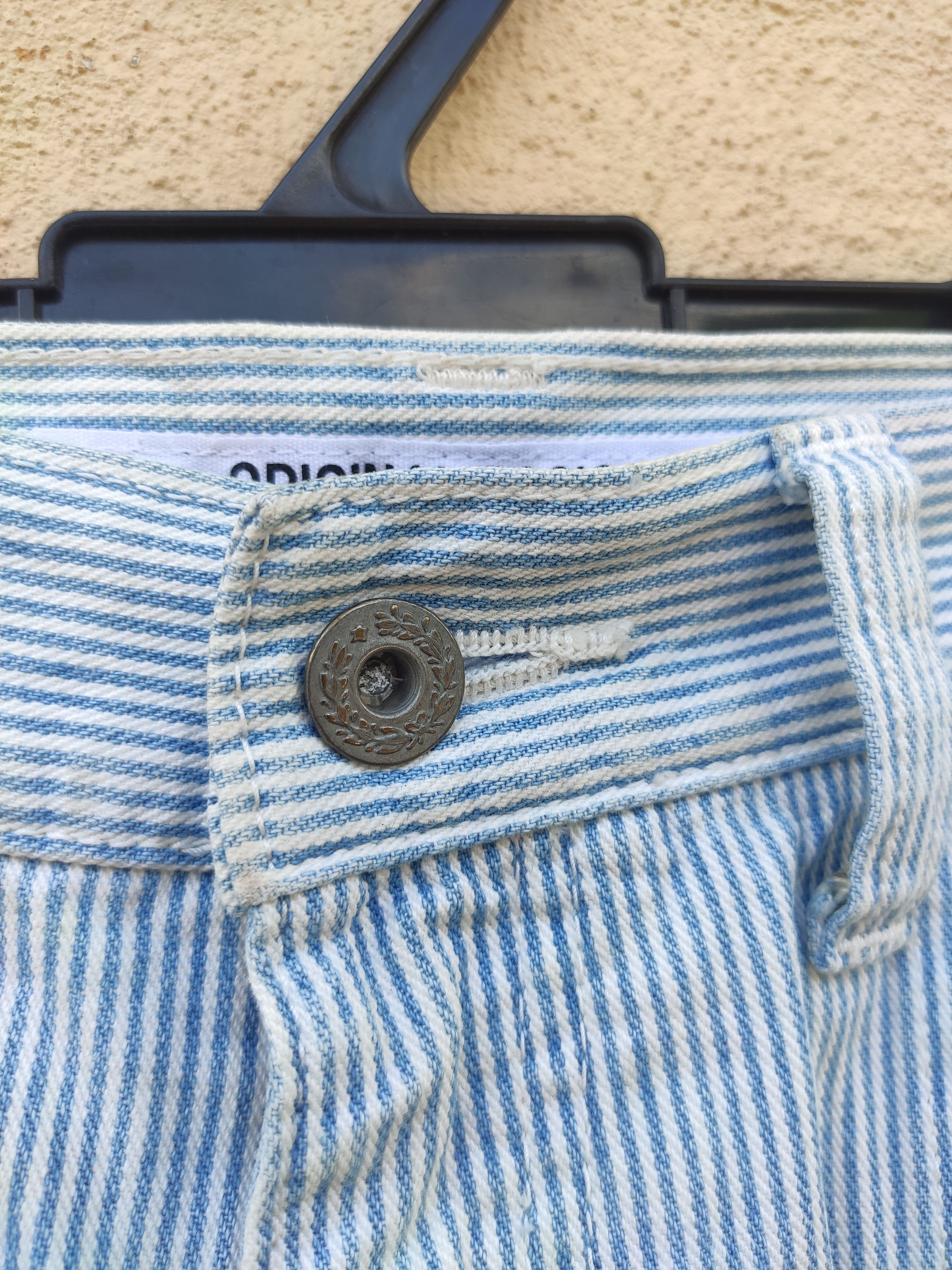 Japanese Brand Uniqlo hickory workwear pants Size US 35 - 7 Thumbnail
