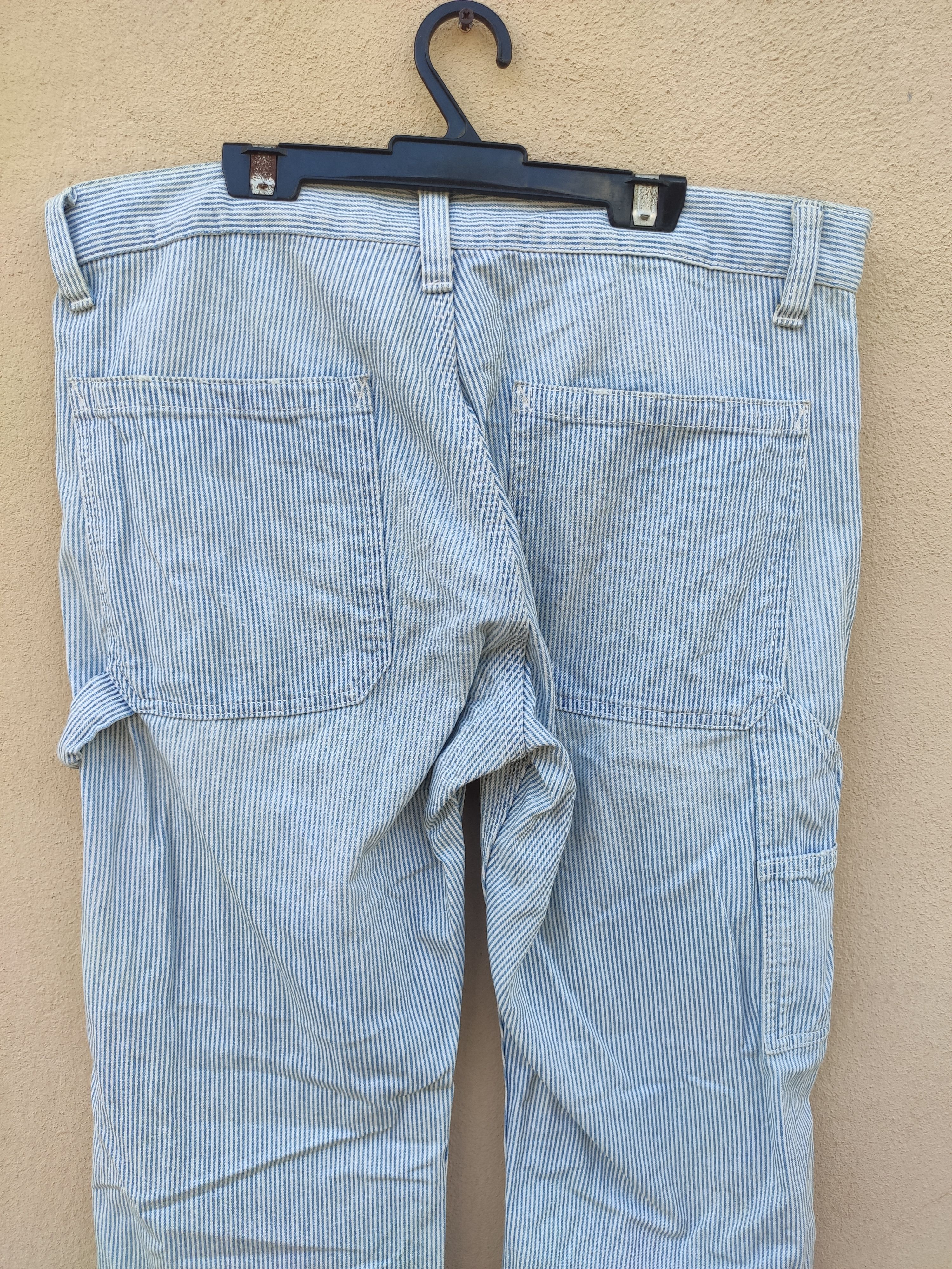 Japanese Brand Uniqlo hickory workwear pants Size US 35 - 5 Thumbnail