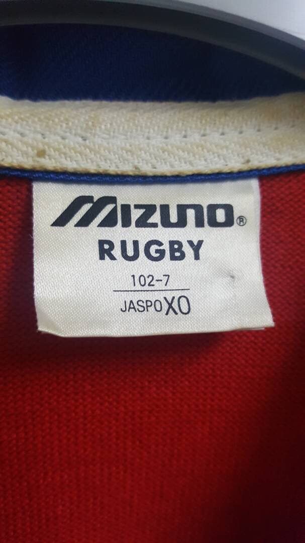 Mizuno Mizuno Rugby Shirt Striped Japan Vintage Polo Shirt large Size US L / EU 52-54 / 3 - 2 Thumbnail