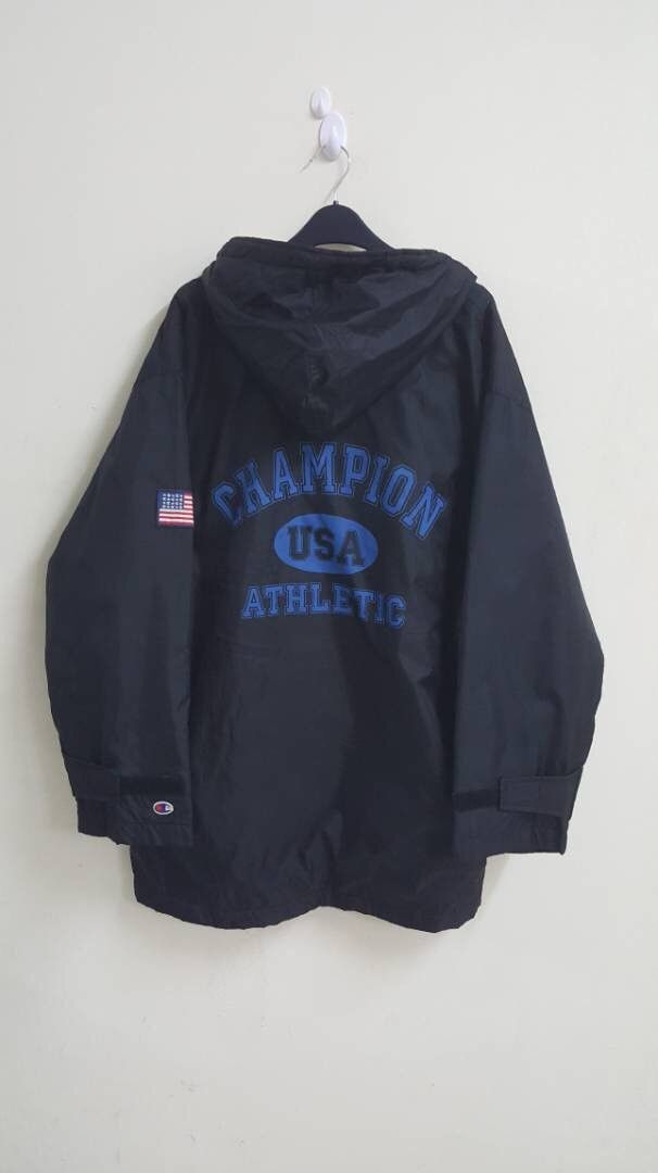 Champion Champion Usa Jackets Coats Flag Big Logo Athletic Medium Size US M / EU 48-50 / 2 - 1 Thumbnail