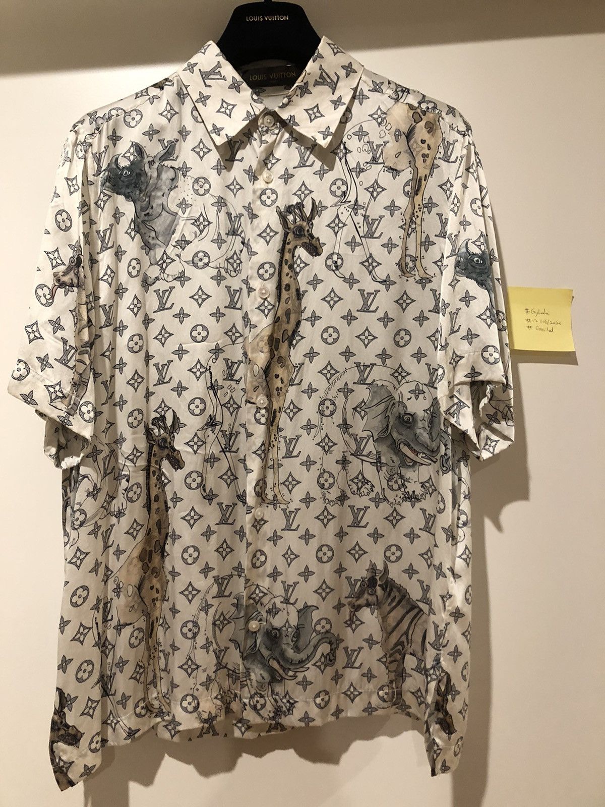 Louis Vuitton SS17 Chapman Silk Shirt, Grailed