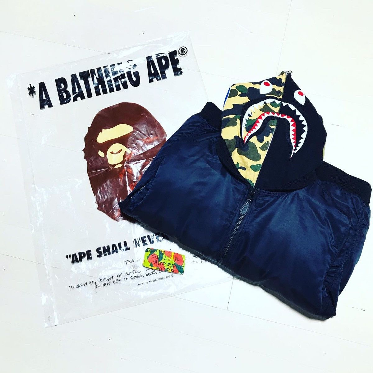 BAPE Shark Hoodie MA-1