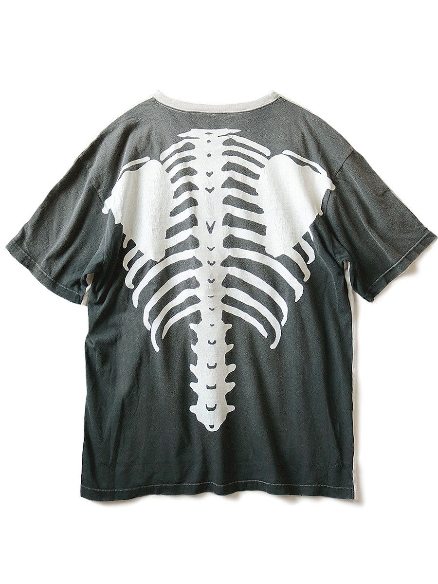 KAPITAL Multi-Stripe Jersey Huge T-Shirt in Green | SVD