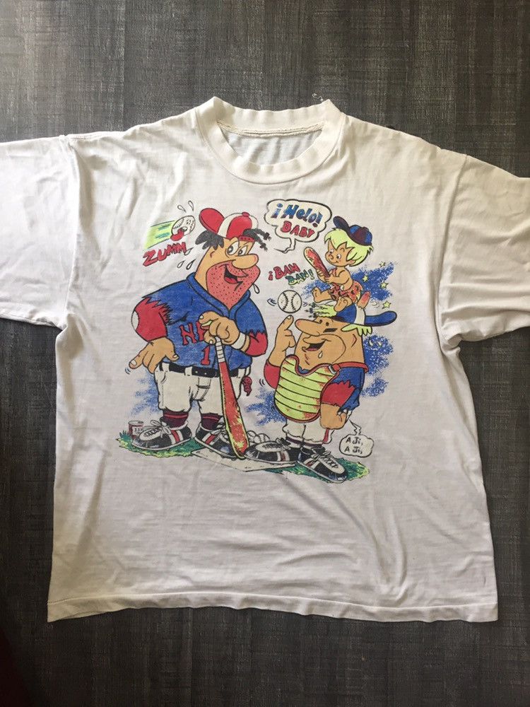 Vintage 80’s The Flintstones Baseball Vintage T-Shirt | Grailed