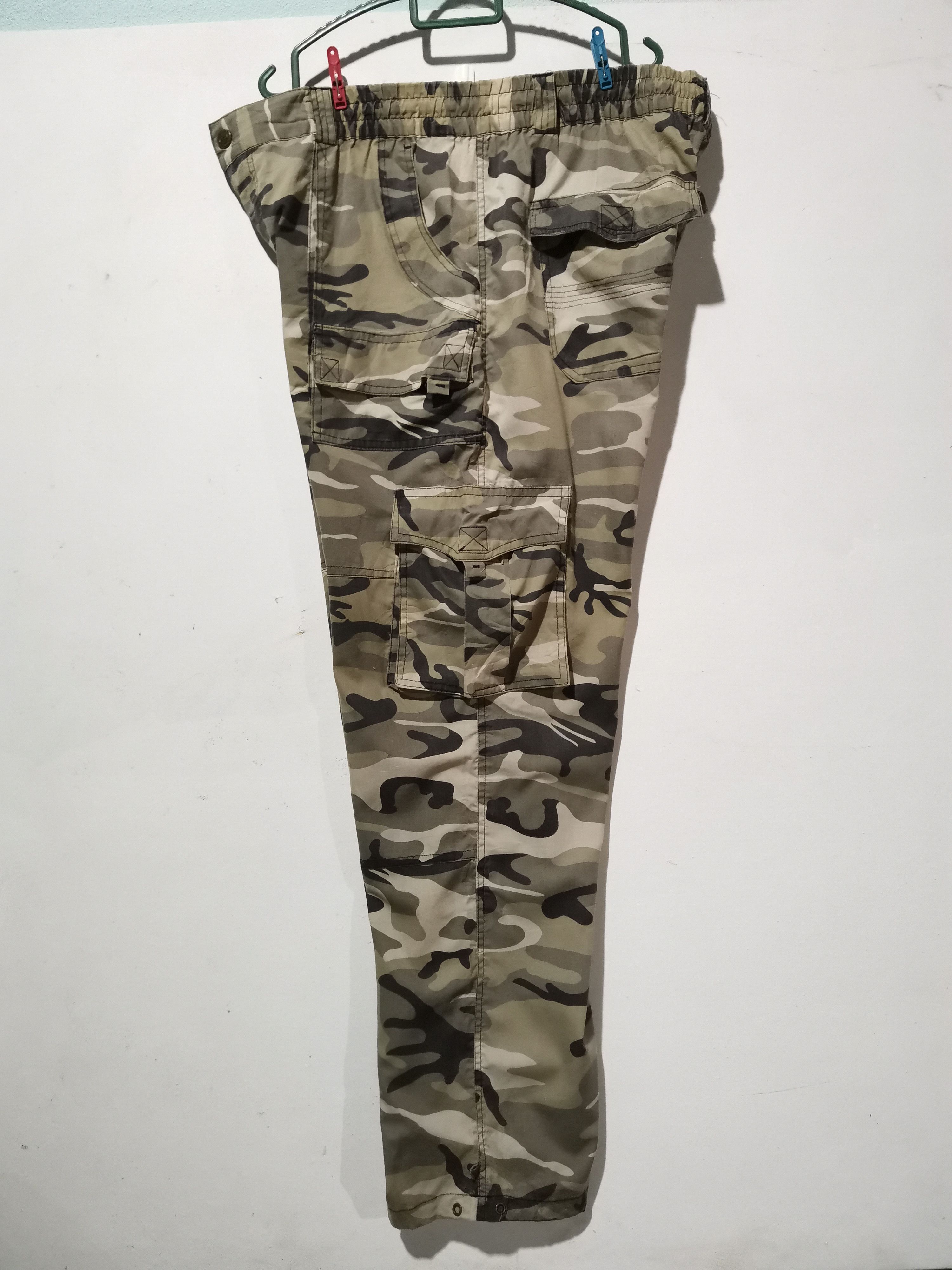 Japanese Brand × Vintage Vintage Tactical Multi Pocket Cargo Pants Size US 39 - 6 Thumbnail