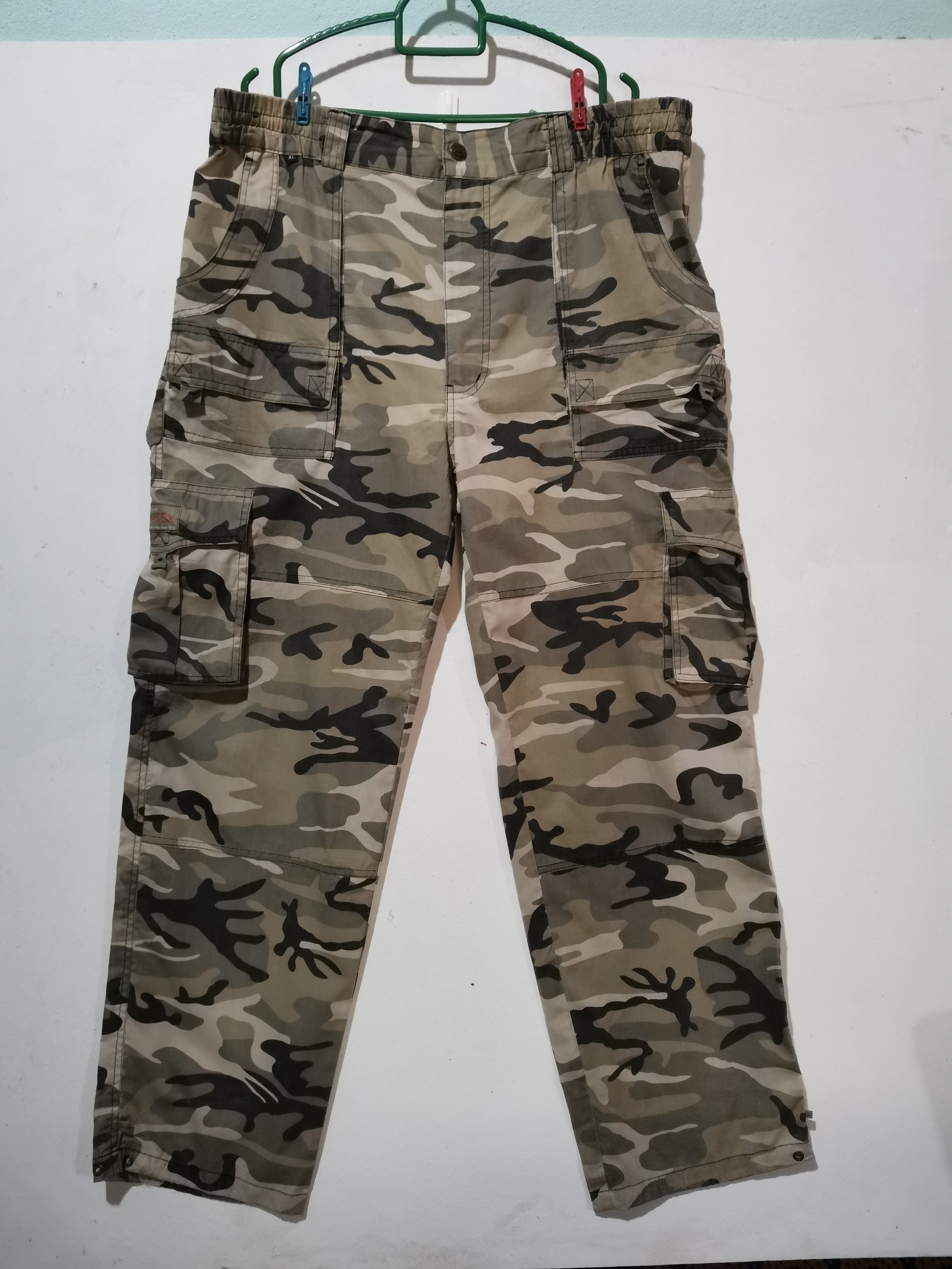 Japanese Brand × Vintage Vintage Tactical Multi Pocket Cargo Pants Size US 39 - 1 Thumbnail