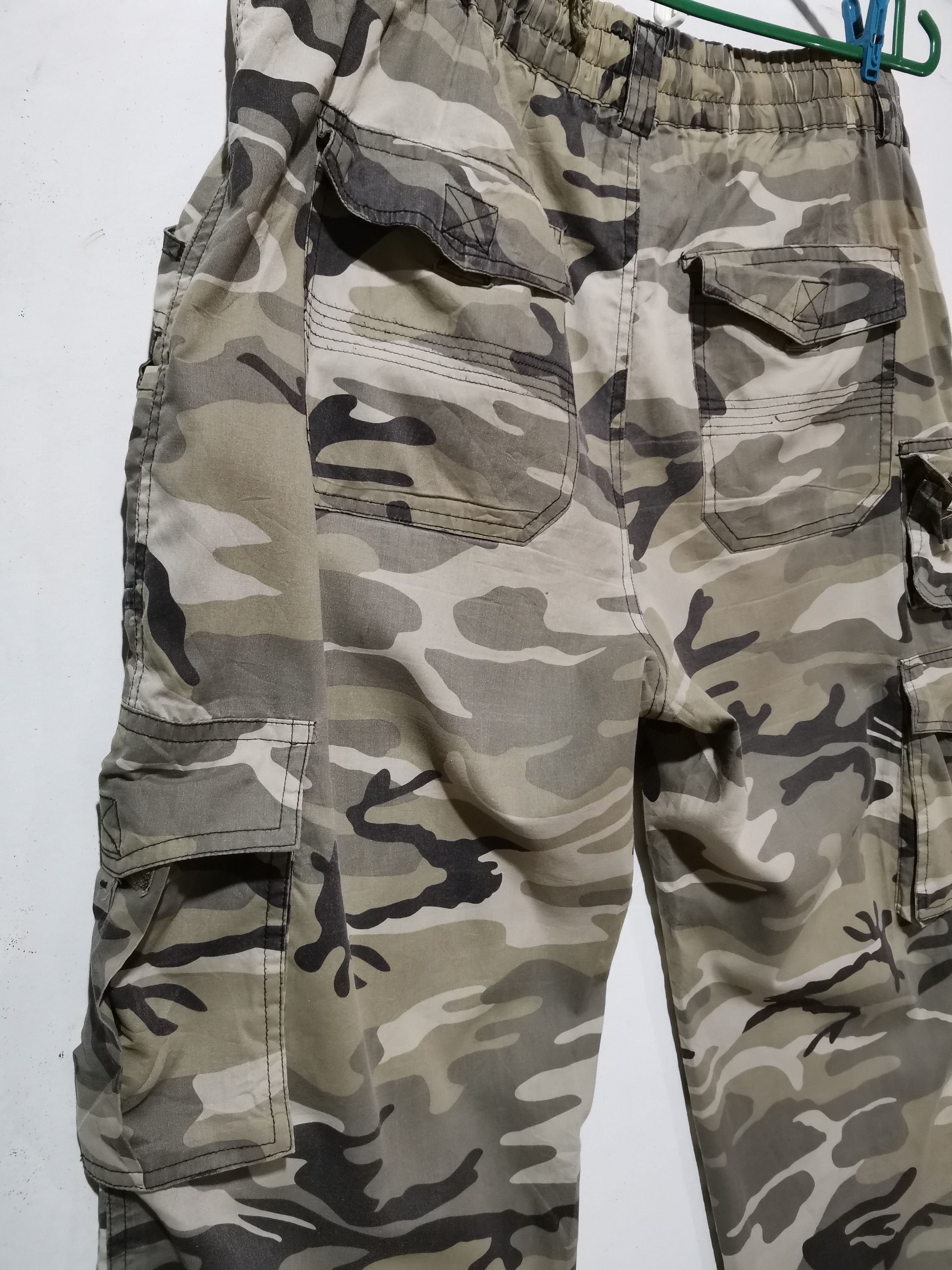 Japanese Brand × Vintage Vintage Tactical Multi Pocket Cargo Pants Size US 39 - 8 Thumbnail