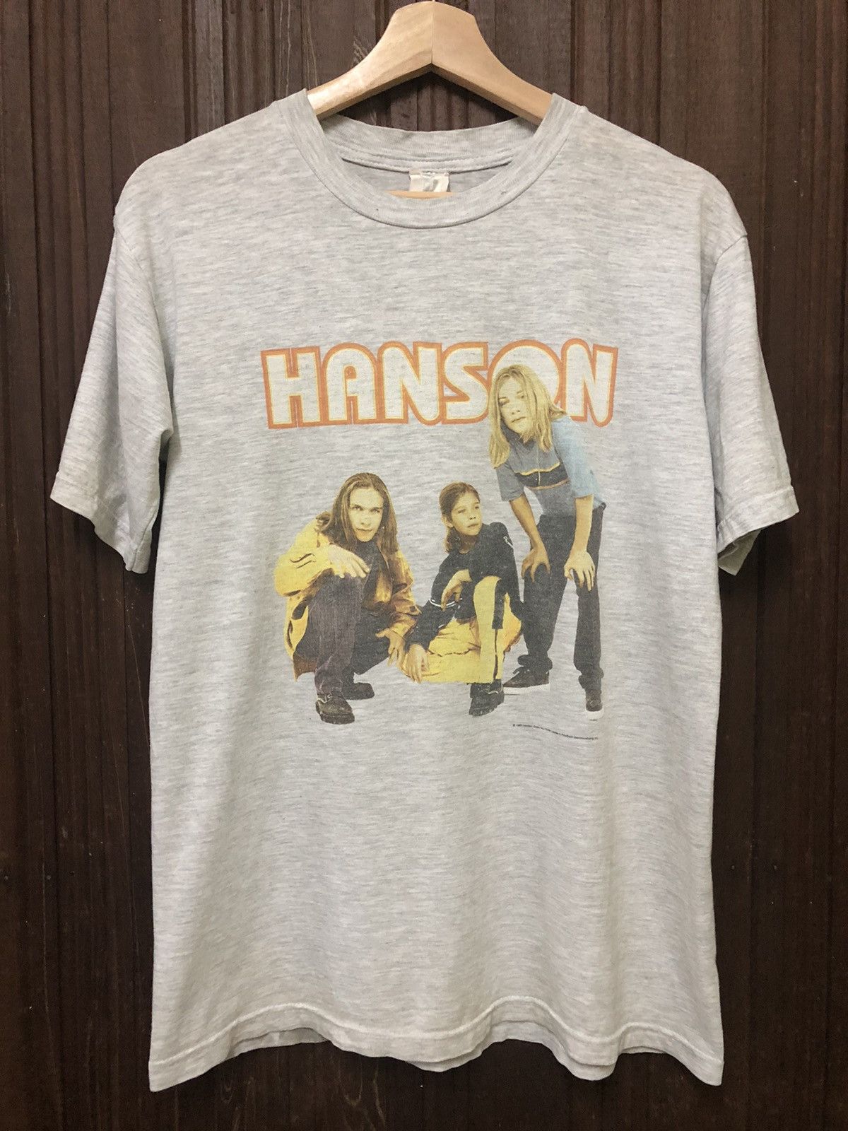 Vintage 90s Hanson Pop Band 1997 Rare T Shirt - www 