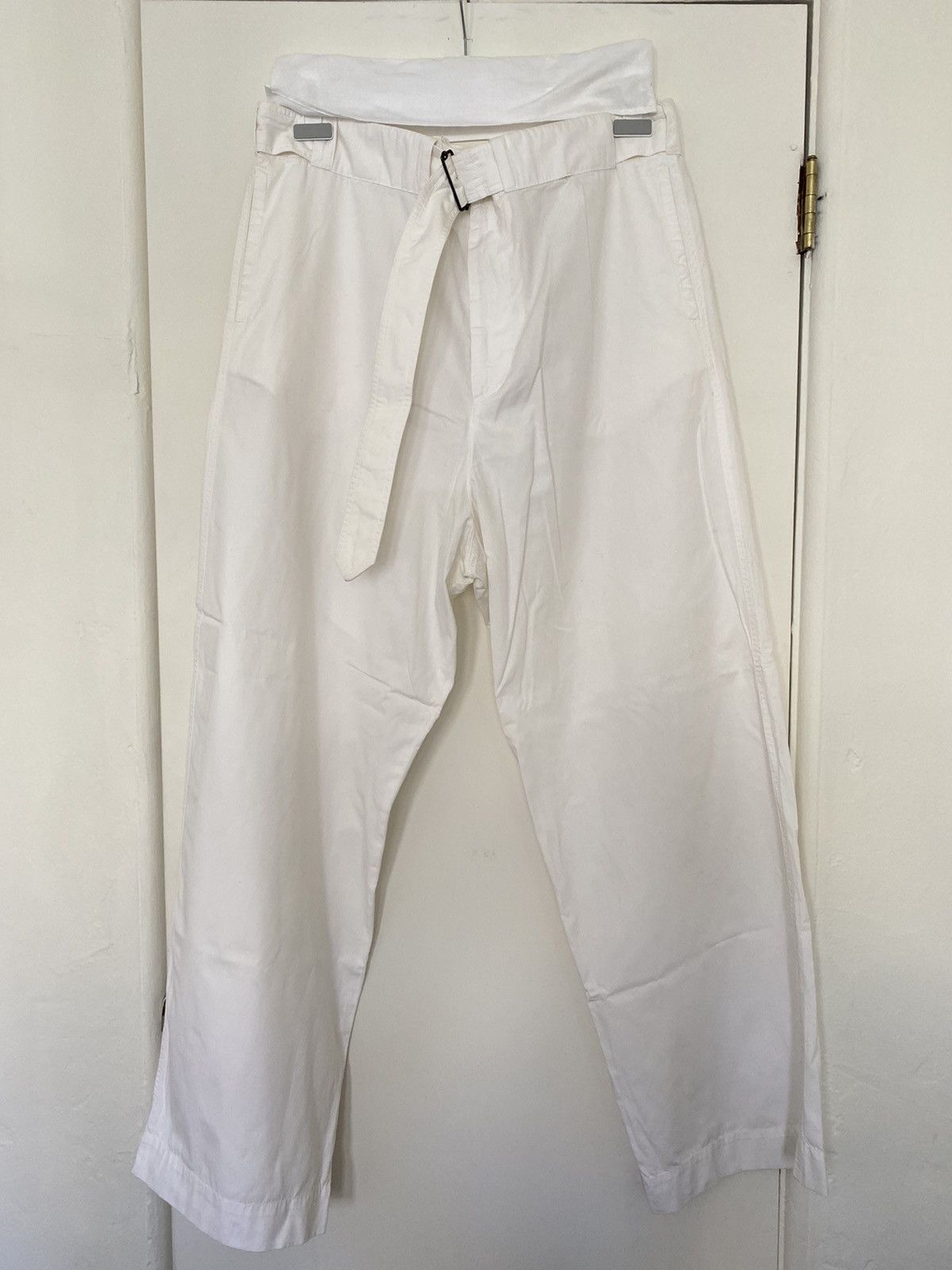 Dries Van Noten Wide Leg Cotton Pants Size US 34 / EU 50 - 1 Thumbnail