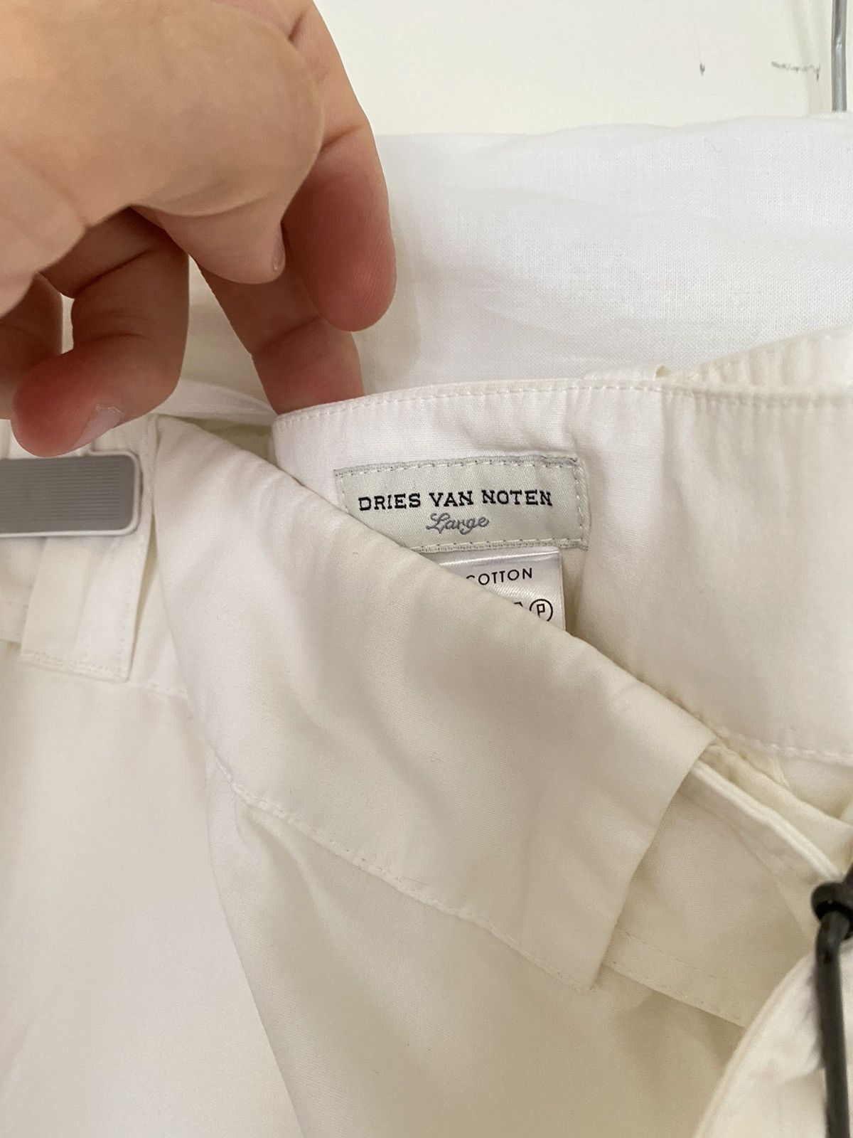 Dries Van Noten Wide Leg Cotton Pants Size US 34 / EU 50 - 3 Thumbnail
