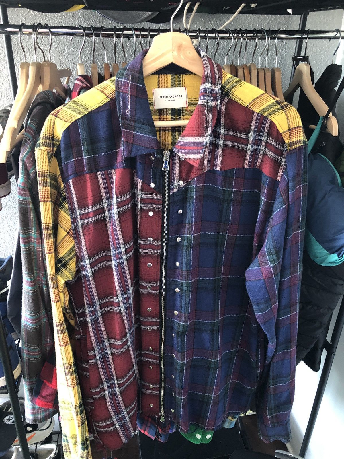 Lifted Anchors Lifted anchor mixed up flannel | Grailed